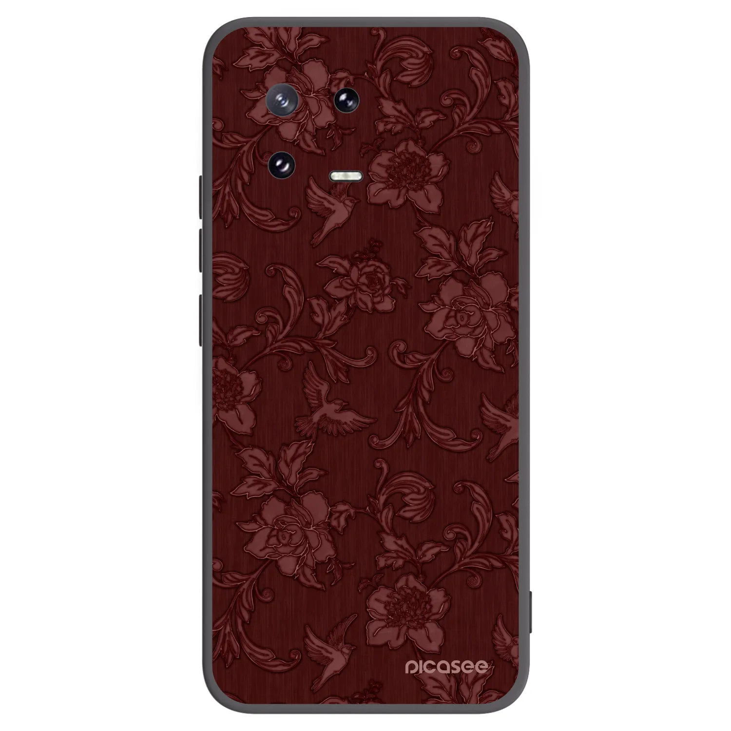 Picasee silikonový černý obal pro Xiaomi 13 Pro - Red Elegance