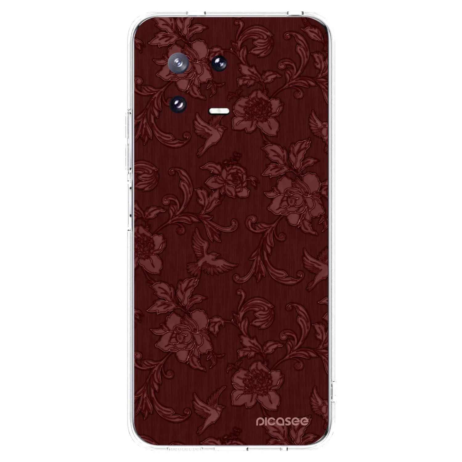 Picasee silikonový průhledný obal pro Xiaomi 13 Pro - Red Elegance