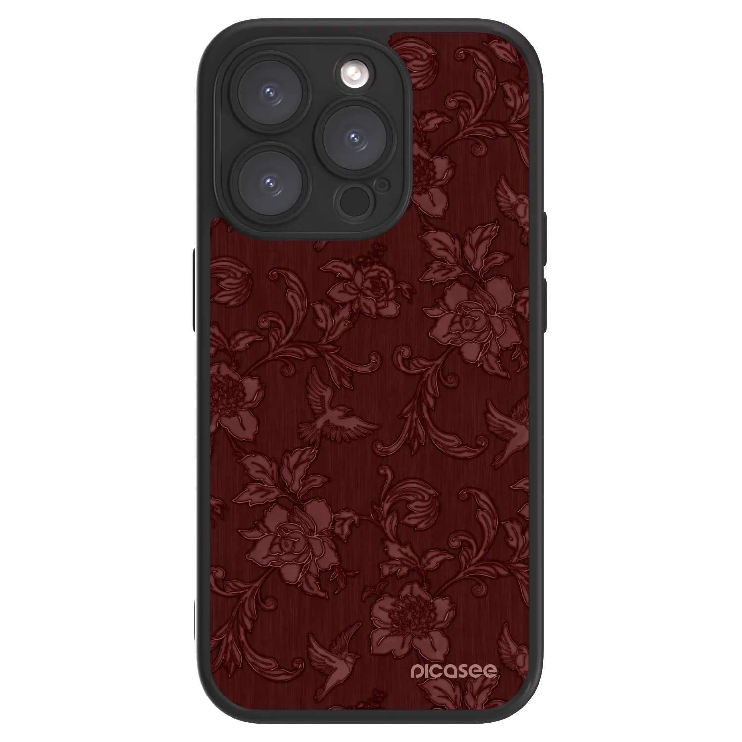 Picasee ULTIMATE CASE MagSafe pro Apple iPhone 15 Pro - Red Elegance