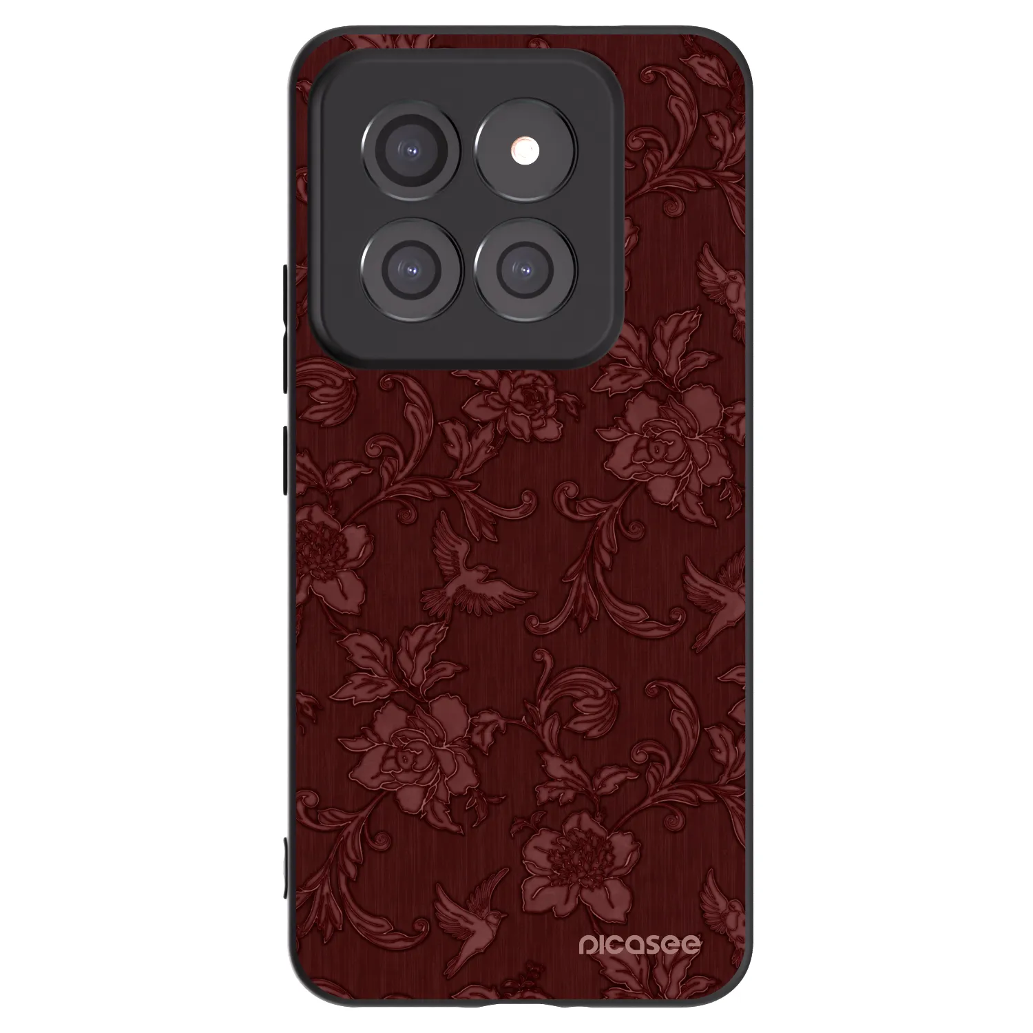 Picasee silikonový černý obal pro Xiaomi 14 Pro - Red Elegance