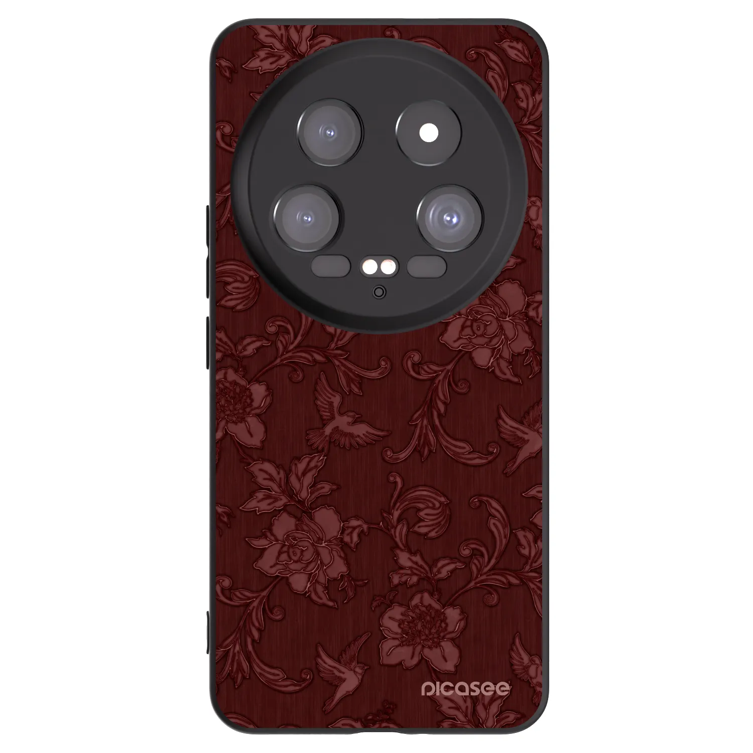 Picasee silikonový černý obal pro Xiaomi 14 Ultra - Red Elegance