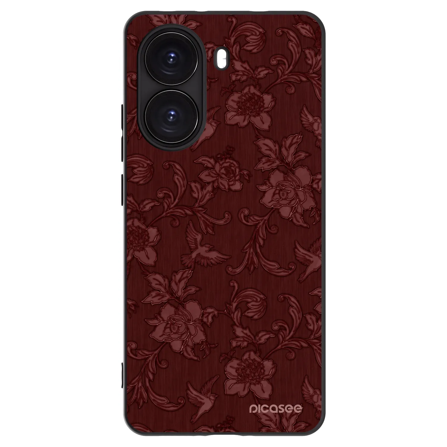 Picasee silikonový černý obal pro Xiaomi Poco X7 Pro 5G - Red Elegance
