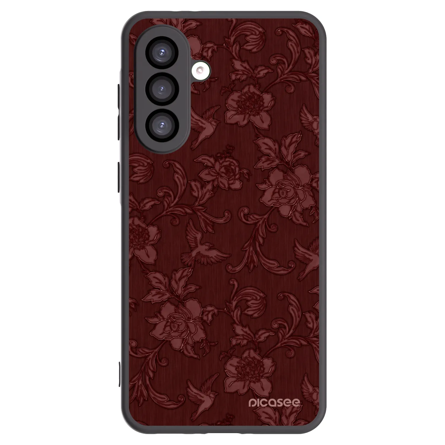 Picasee silikonový černý obal pro Samsung Galaxy A26 5G A266B - Red Elegance