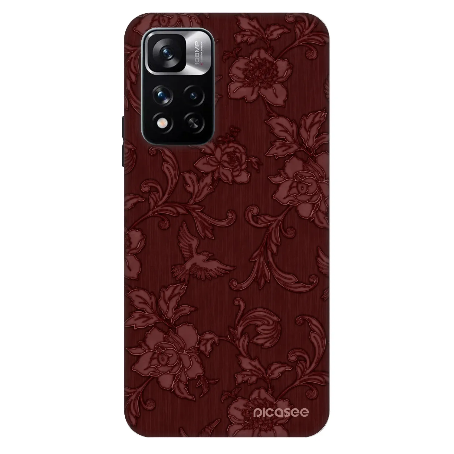 Picasee Fashion Case pro Xiaomi Redmi Note 11 Pro 5G - Red Elegance