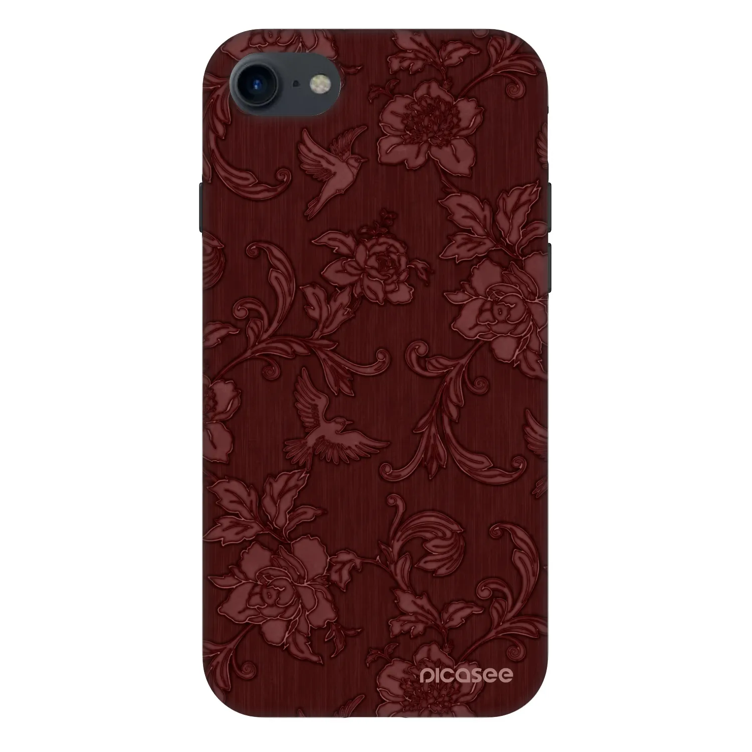Picasee Fashion Case pro Apple iPhone SE 2022 - Red Elegance