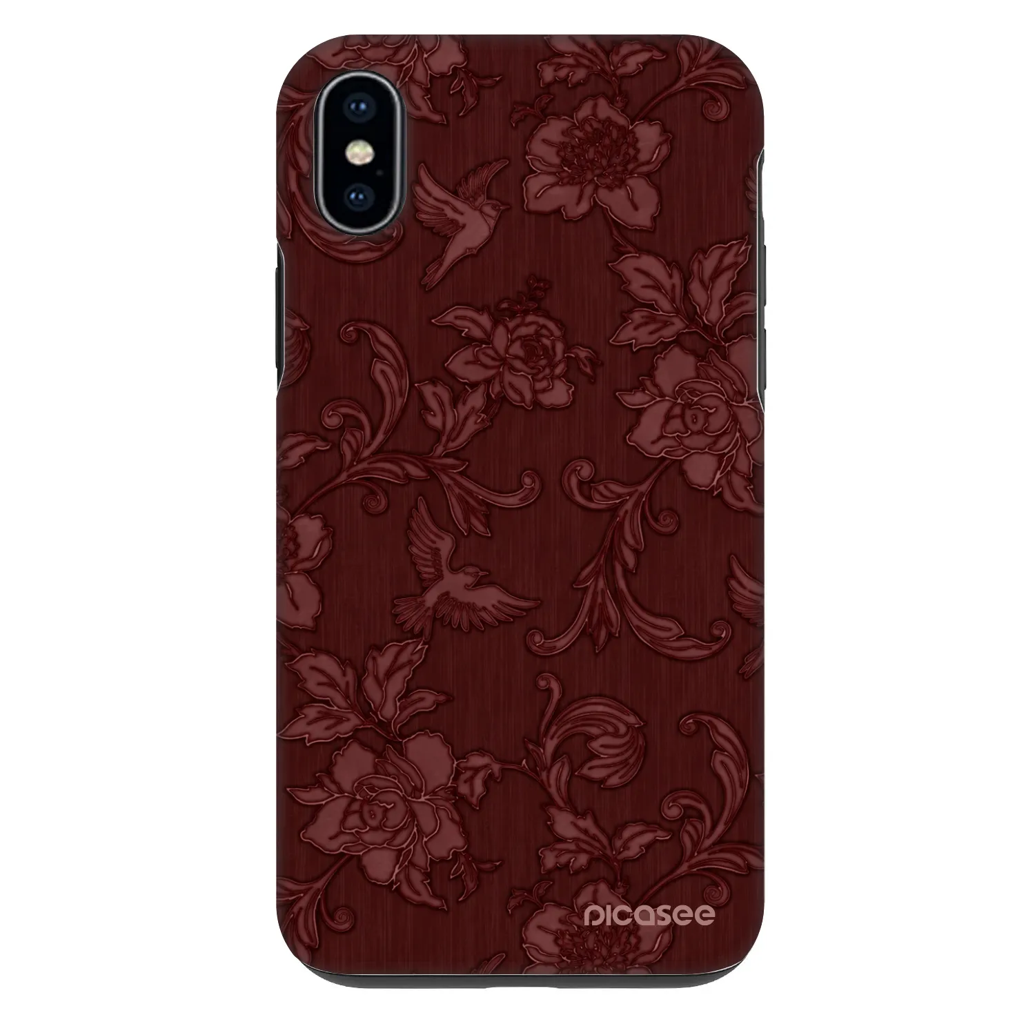 Picasee Fashion Case pro Apple iPhone XS Max - Red Elegance