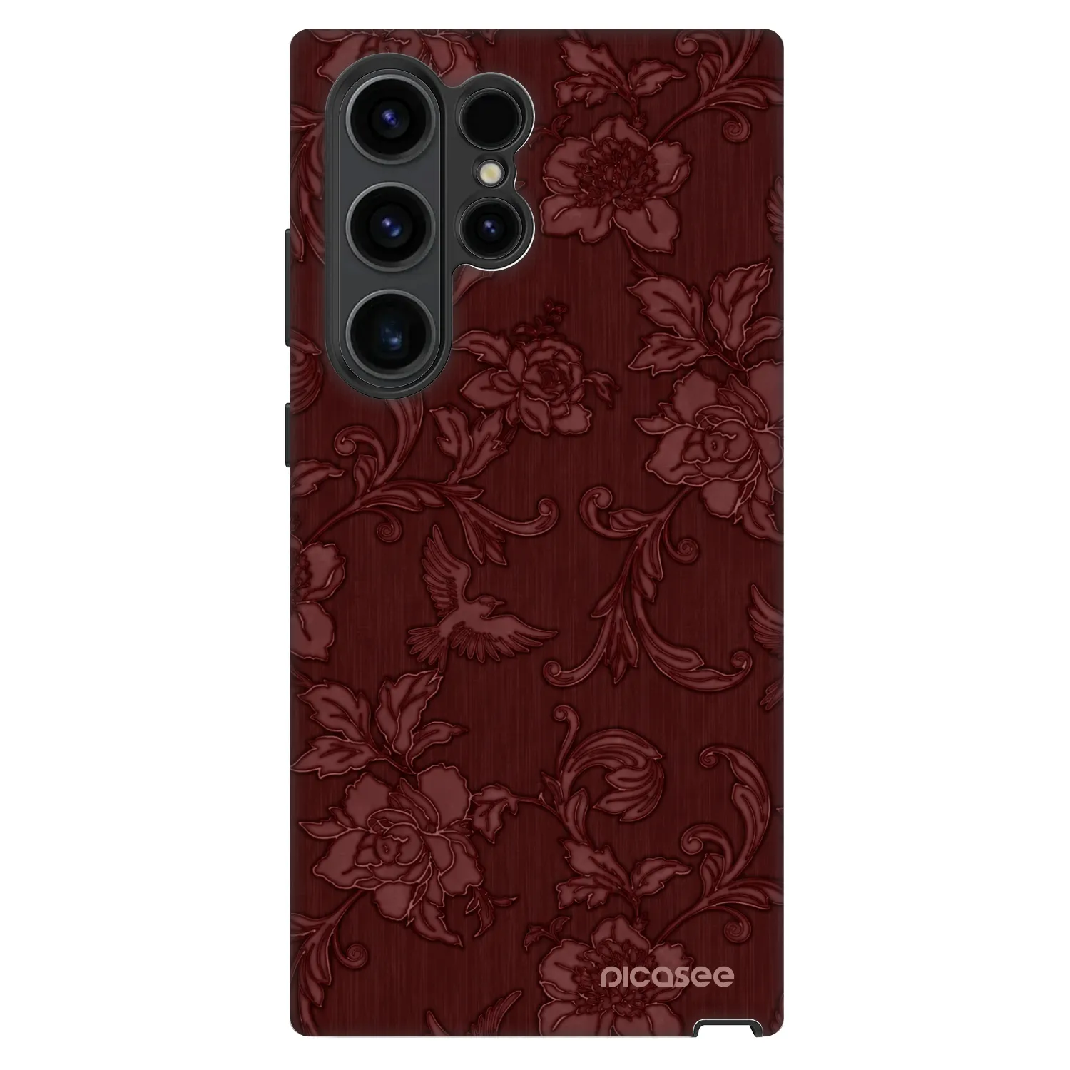 Picasee Fashion Case pro Samsung Galaxy S22 Ultra 5G - Red Elegance