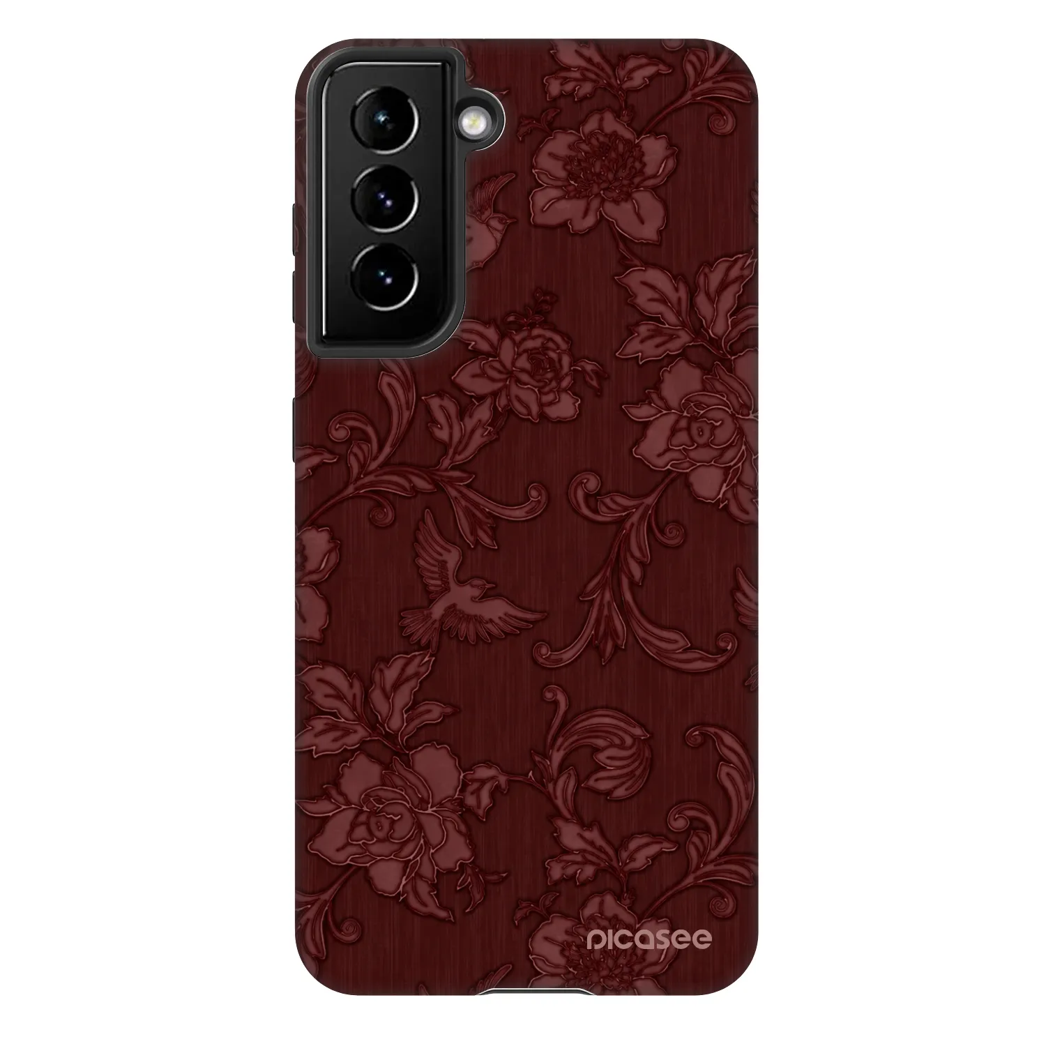 Picasee Fashion Case pro Samsung Galaxy S21 5G G991B - Red Elegance