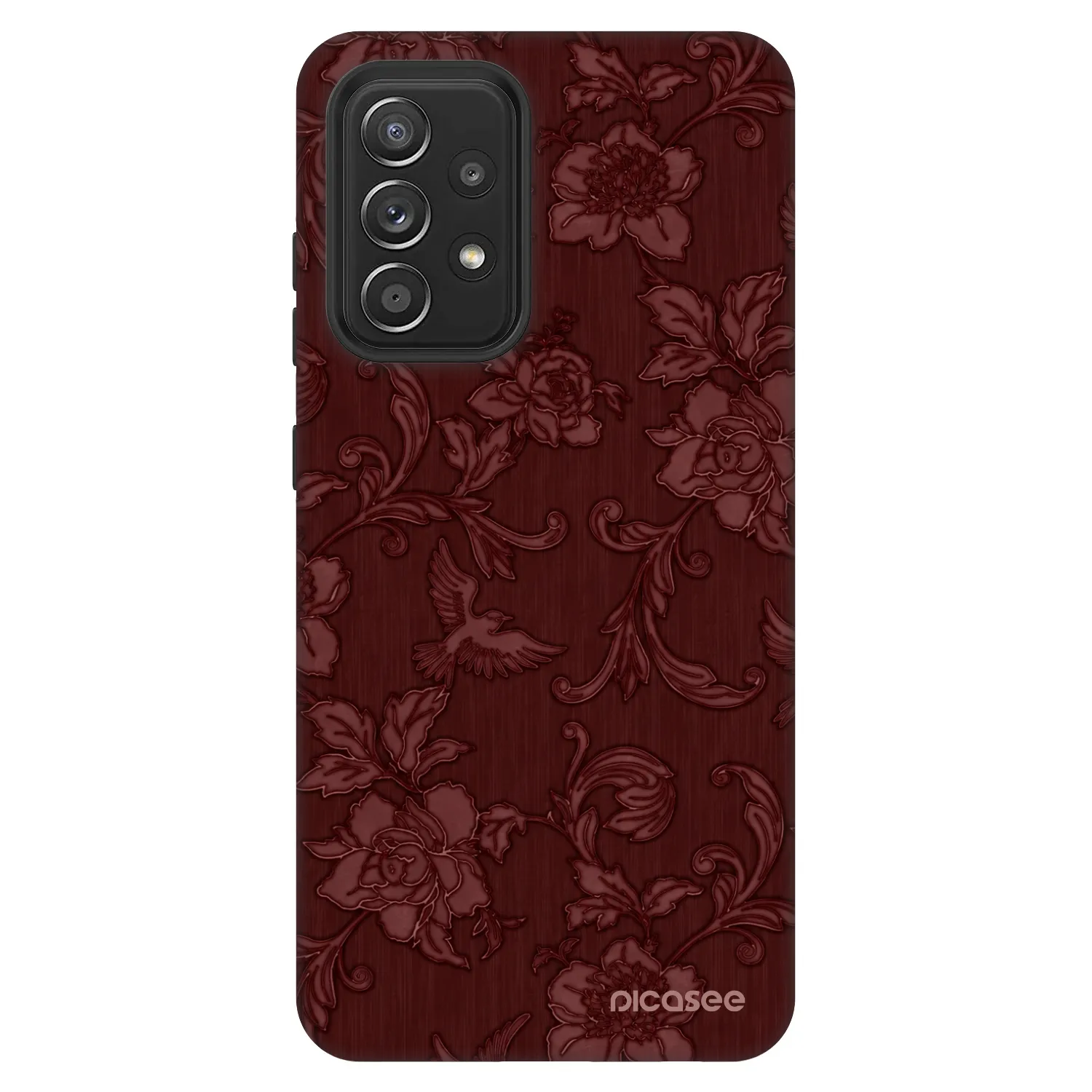 Picasee Fashion Case pro Samsung Galaxy A52s 5G A528B - Red Elegance