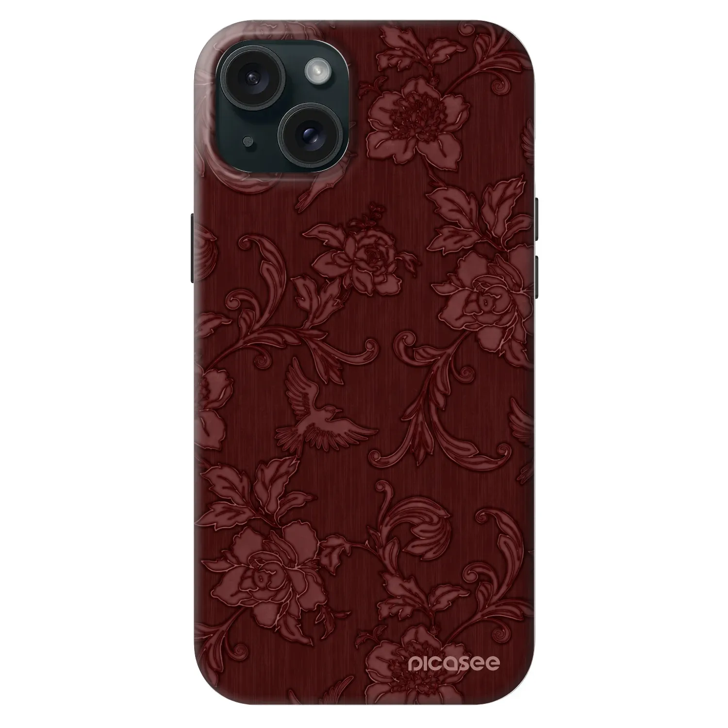 Picasee Fashion Case MagSafe Apple iPhone 15 Plus - Red Elegance
