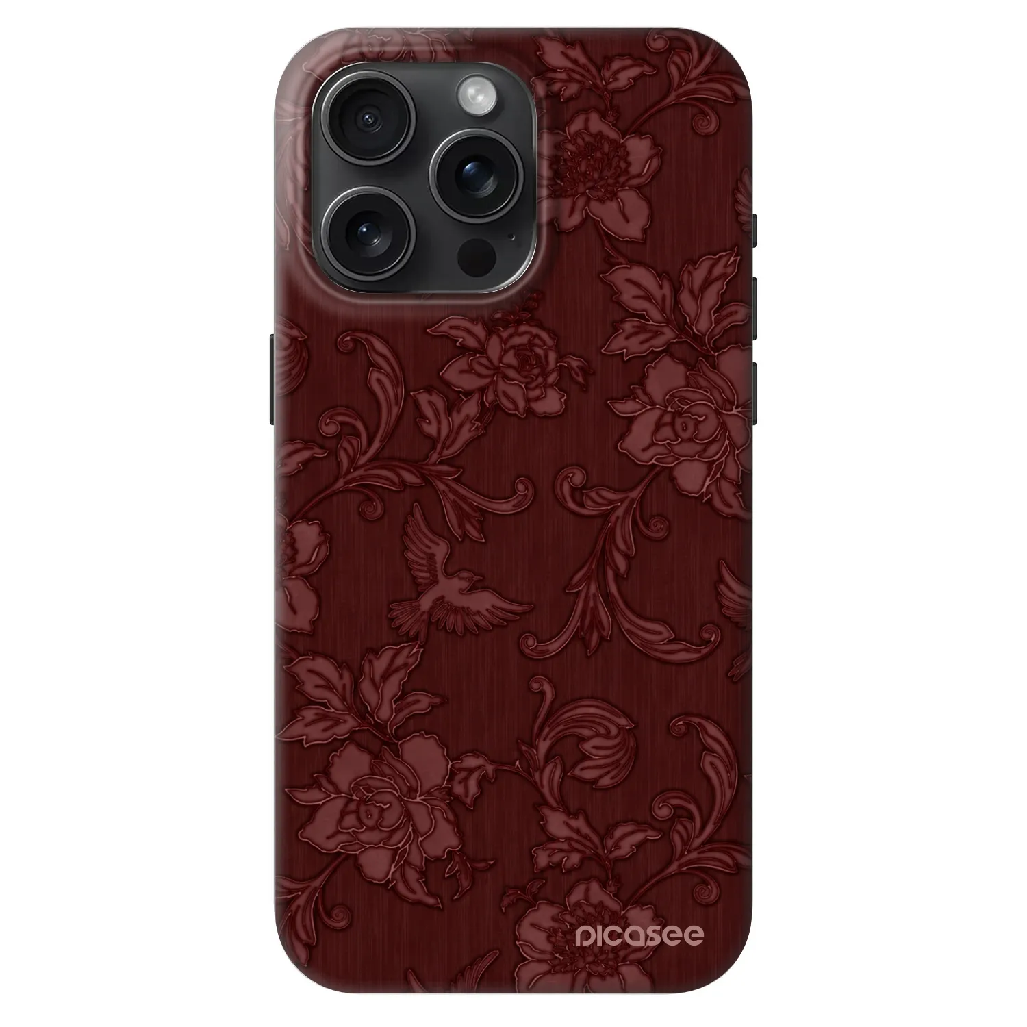 Picasee Fashion Case MagSafe Apple iPhone 15 Pro Max - Red Elegance