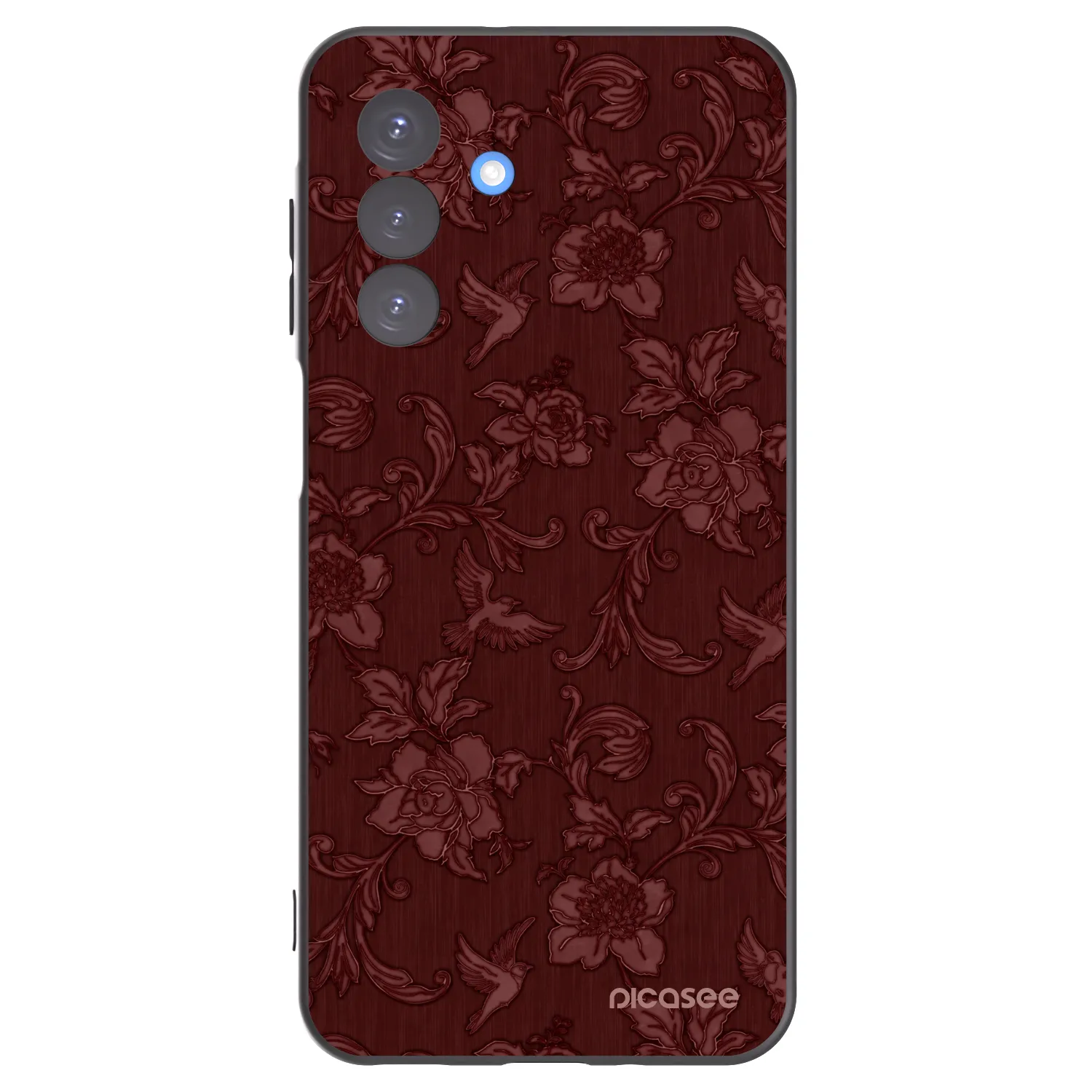 Picasee silikonový černý obal pro Samsung Galaxy A17 5G - Red Elegance