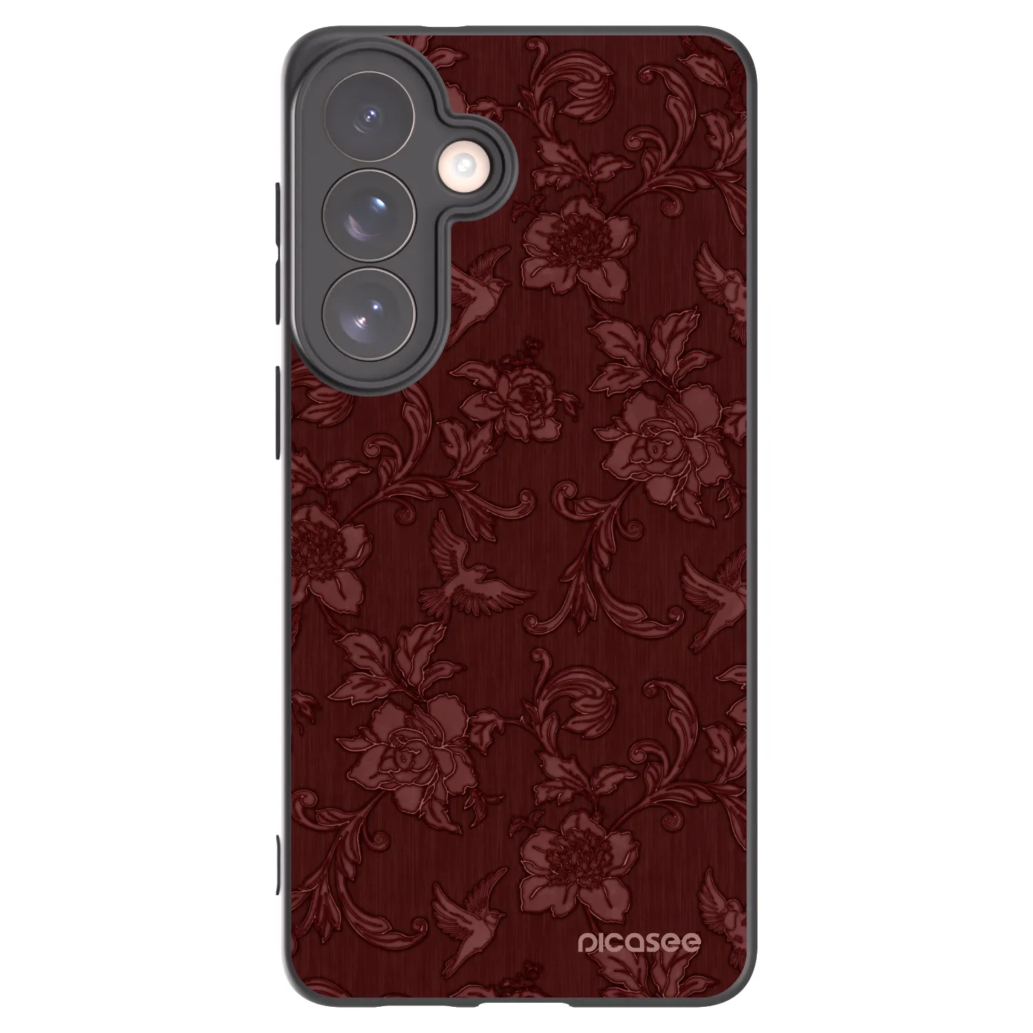 Picasee silikonový černý obal pro Samsung Galaxy S26+ - Red Elegance