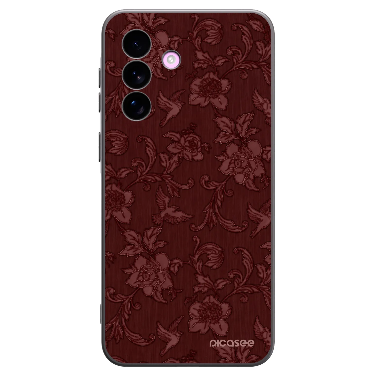 Picasee silikonový černý obal pro Samsung Galaxy A57 5G - Red Elegance