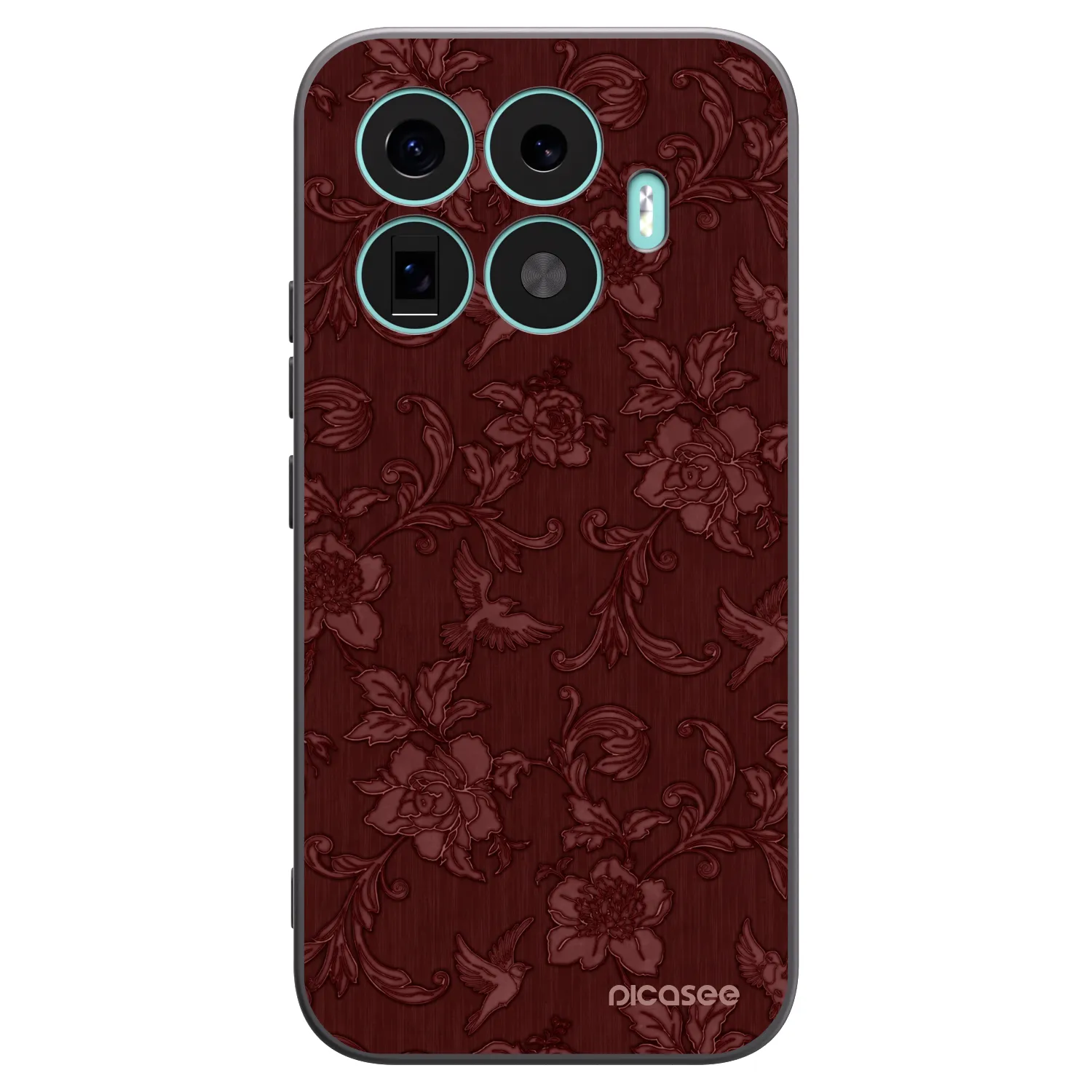 Picasee silikonový černý obal pro Xiaomi 17T - Red Elegance