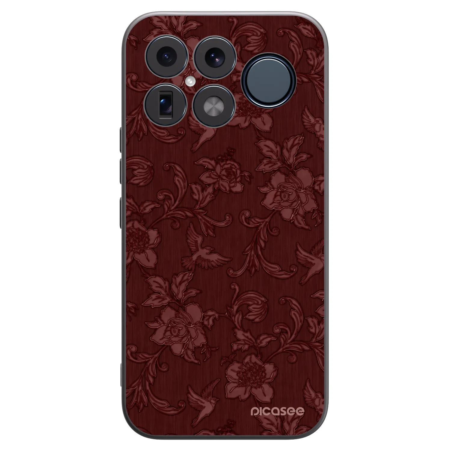 Picasee silikonový černý obal pro Xiaomi Poco F8 Ultra - Red Elegance