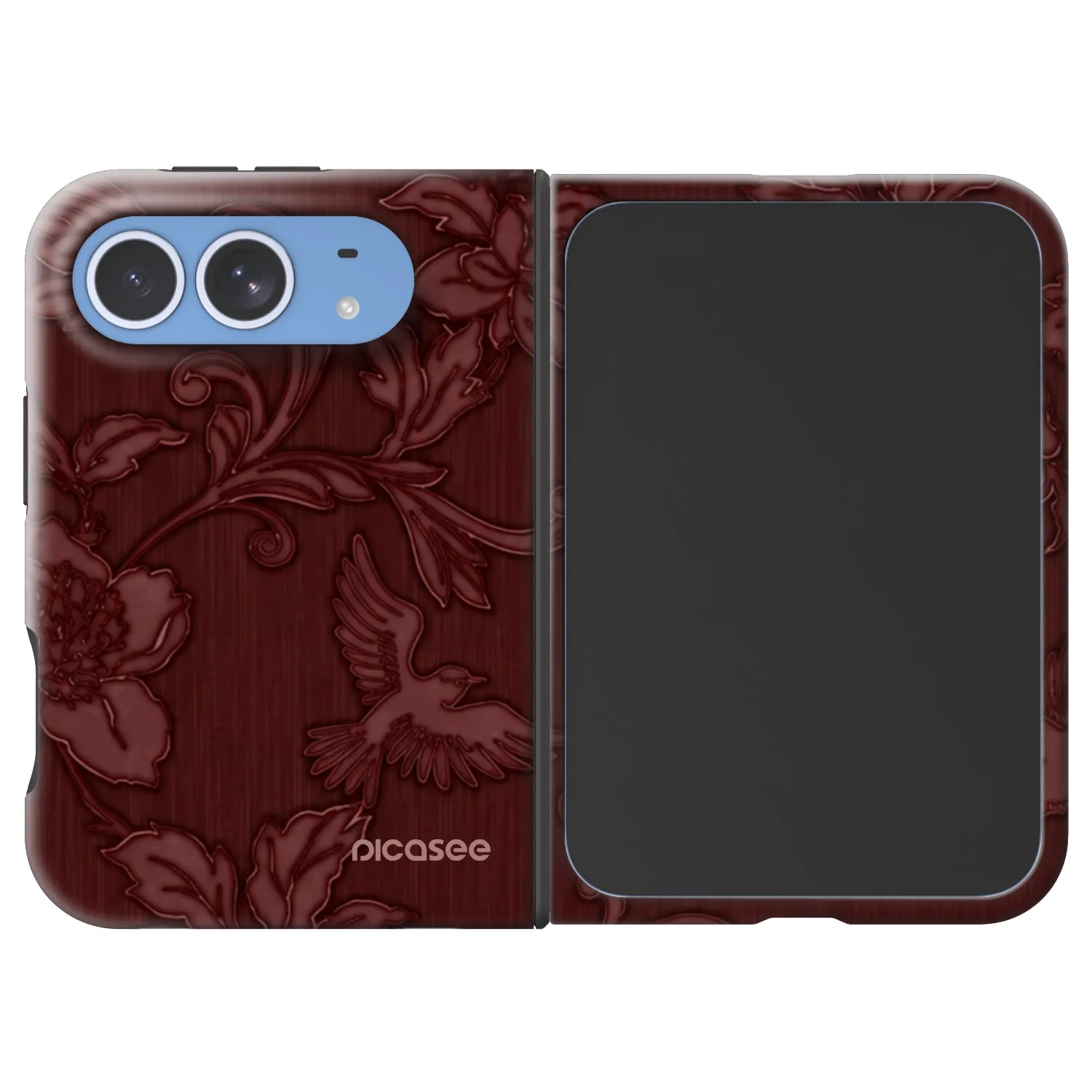 Picasee Fashion Case MagSafe Apple iPhone Duo - Red Elegance