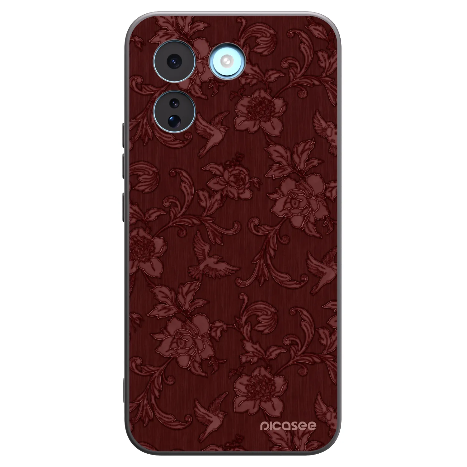 Picasee silikonový černý obal pro Xiaomi Redmi Note 17 Pro MAX 5G - Red Elegance