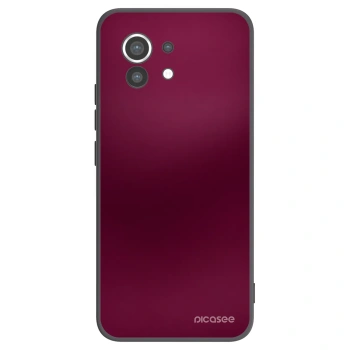 Picasee silikonový černý obal pro Xiaomi Mi 11 - Velvet Bordeaux