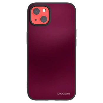 Picasee silikonový černý obal pro Apple iPhone 13 - Velvet Bordeaux