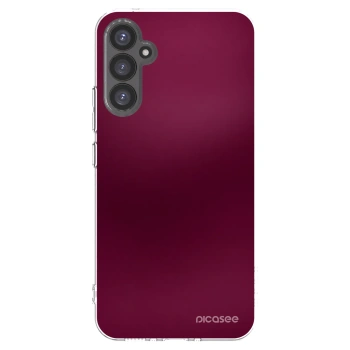 Picasee silikonový průhledný obal pro Samsung Galaxy A34 5G A346B - Velvet Bordeaux