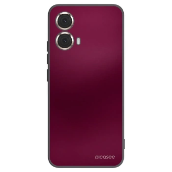 Picasee silikonový černý obal pro Motorola Moto G85 - Velvet Bordeaux