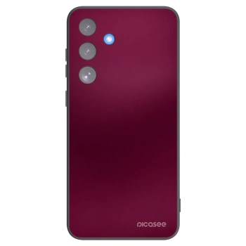 Picasee silikonový černý obal pro Samsung Galaxy S25 FE 5G - Velvet Bordeaux