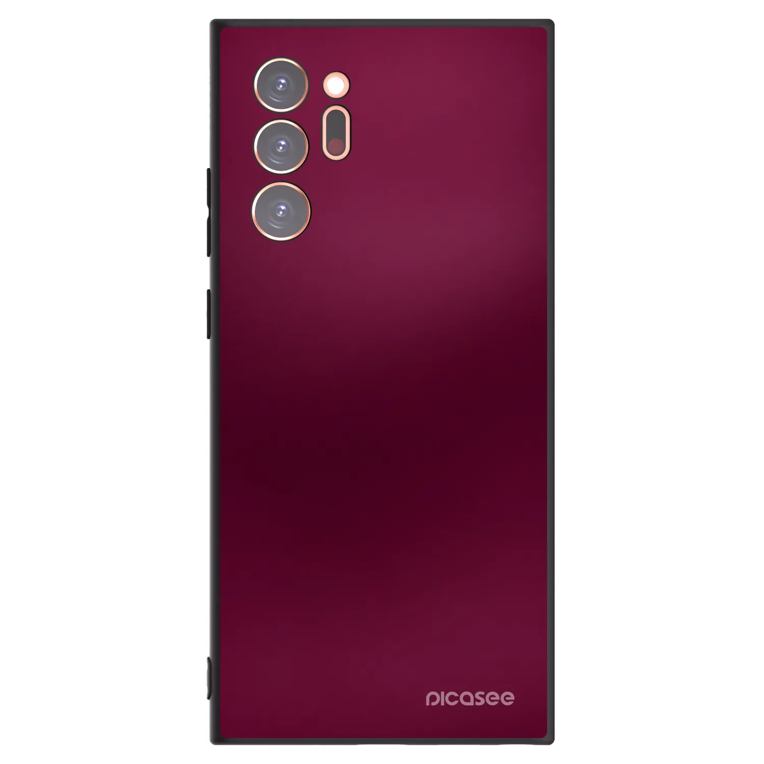 Picasee silikonový černý obal pro Samsung Galaxy Note 20 Ultra - Velvet Bordeaux