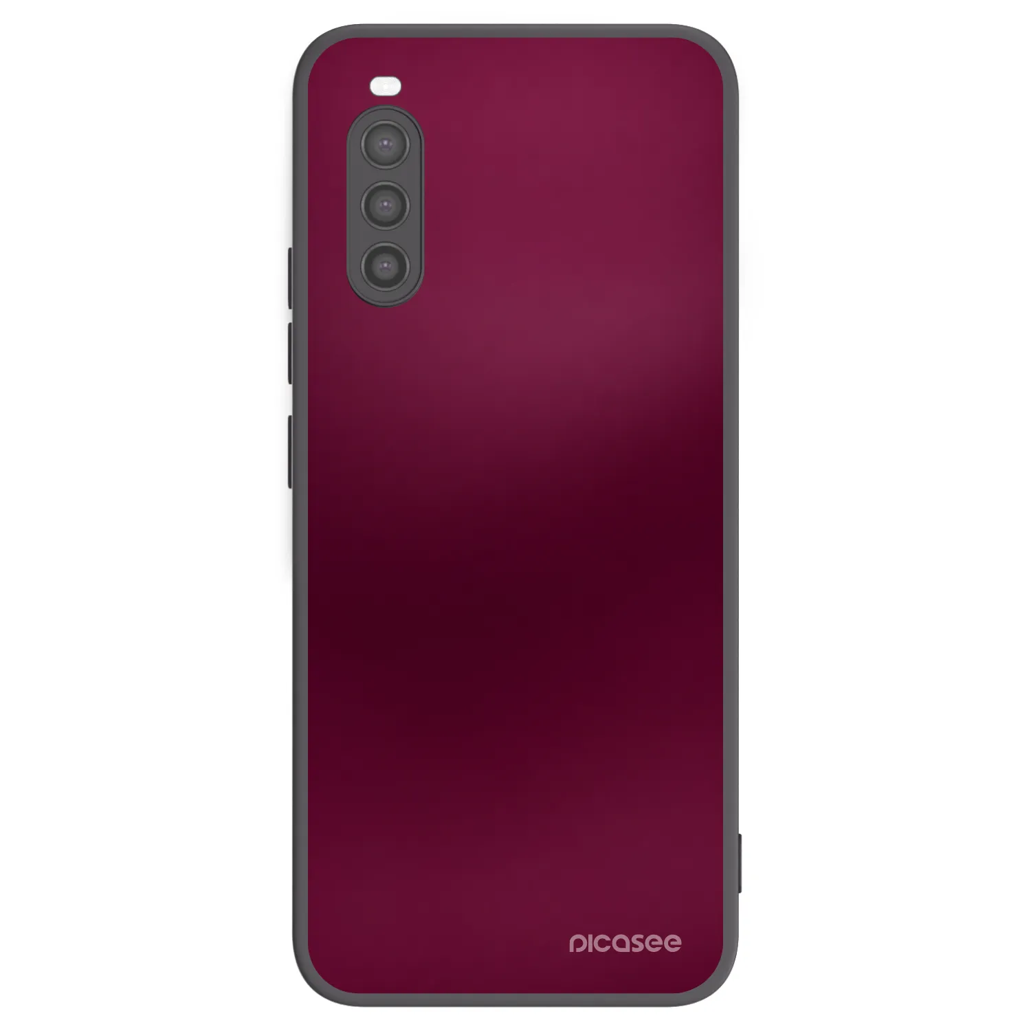 Picasee silikonový černý obal pro Sony Xperia 10 II - Velvet Bordeaux