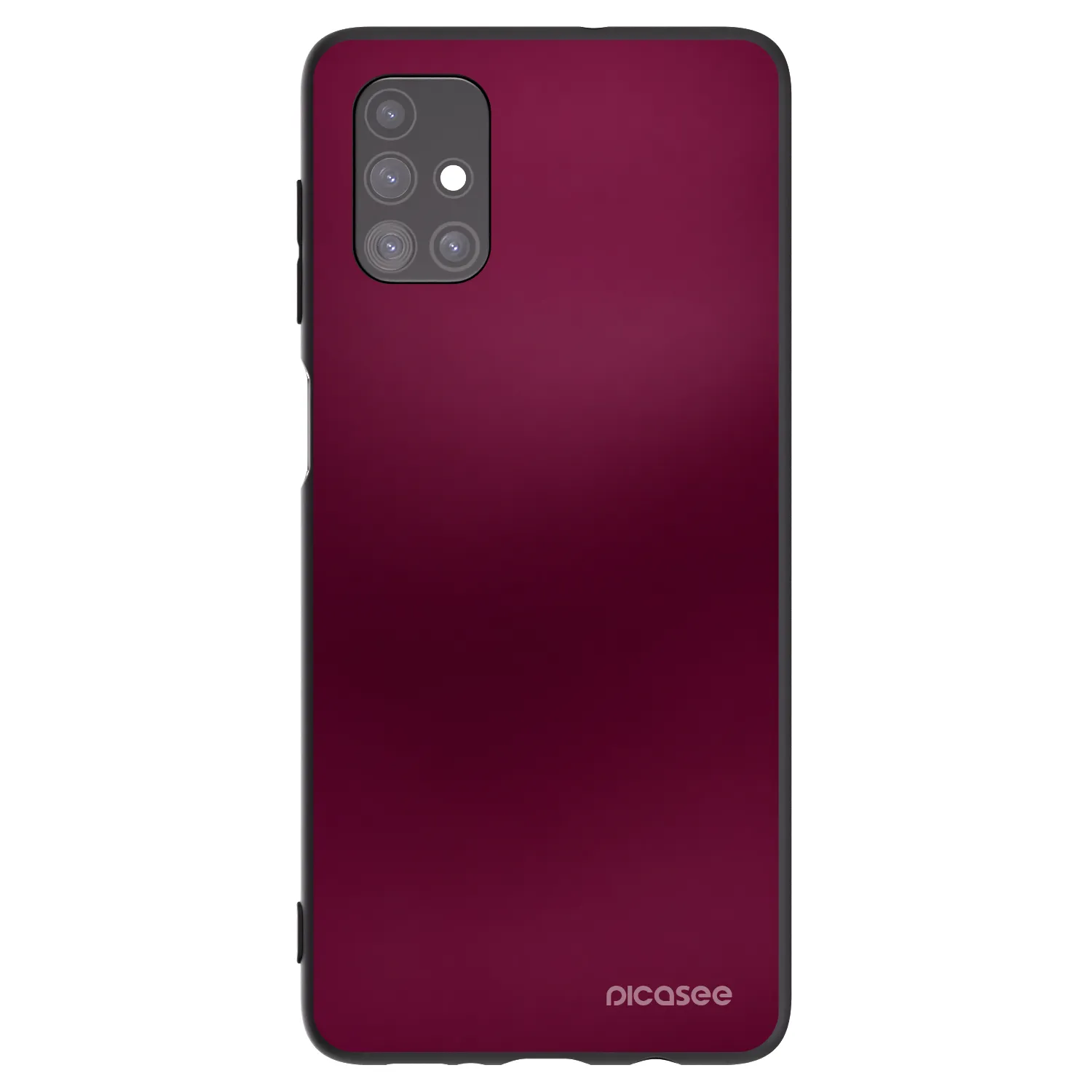 Picasee silikonový černý obal pro Samsung Galaxy M51 M515F - Velvet Bordeaux