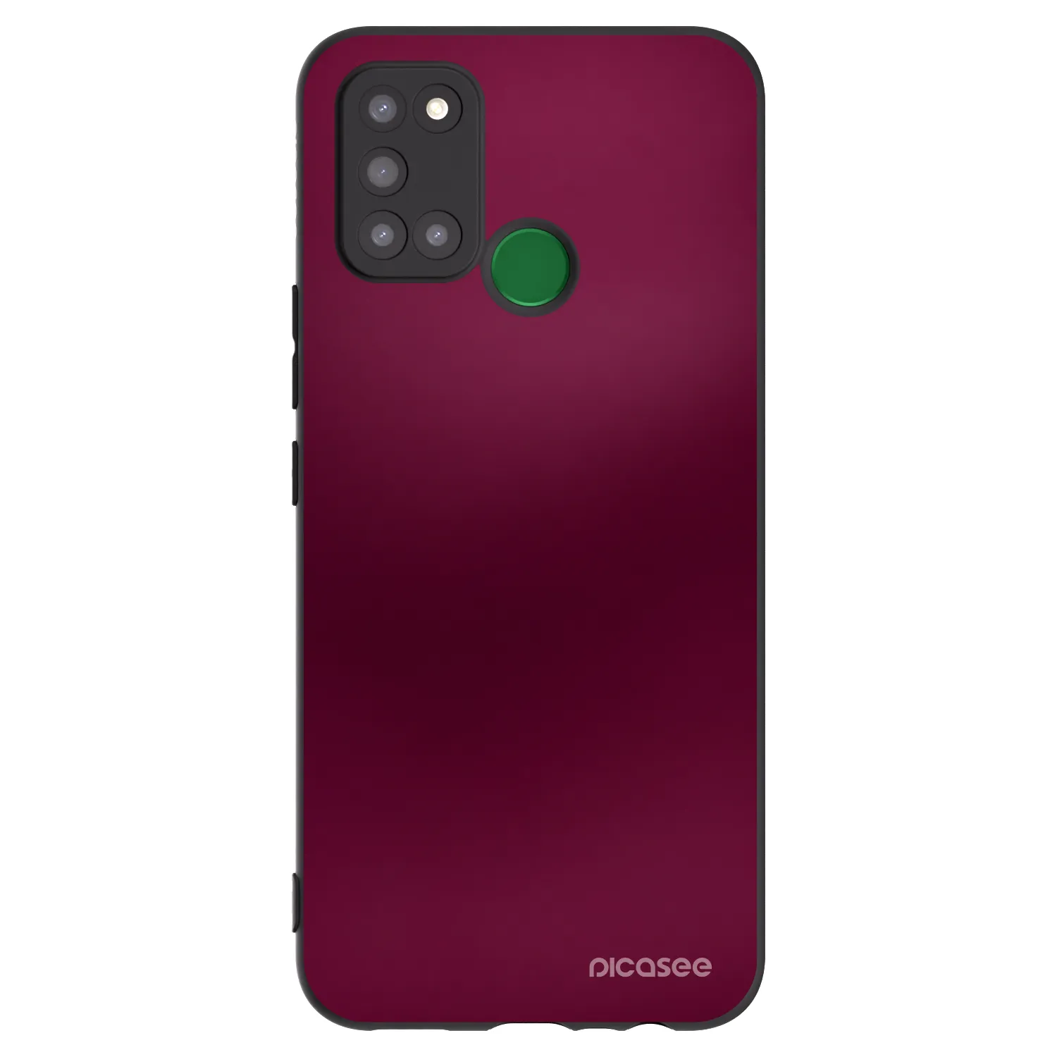 Picasee silikonový černý obal pro Realme 7i - Velvet Bordeaux