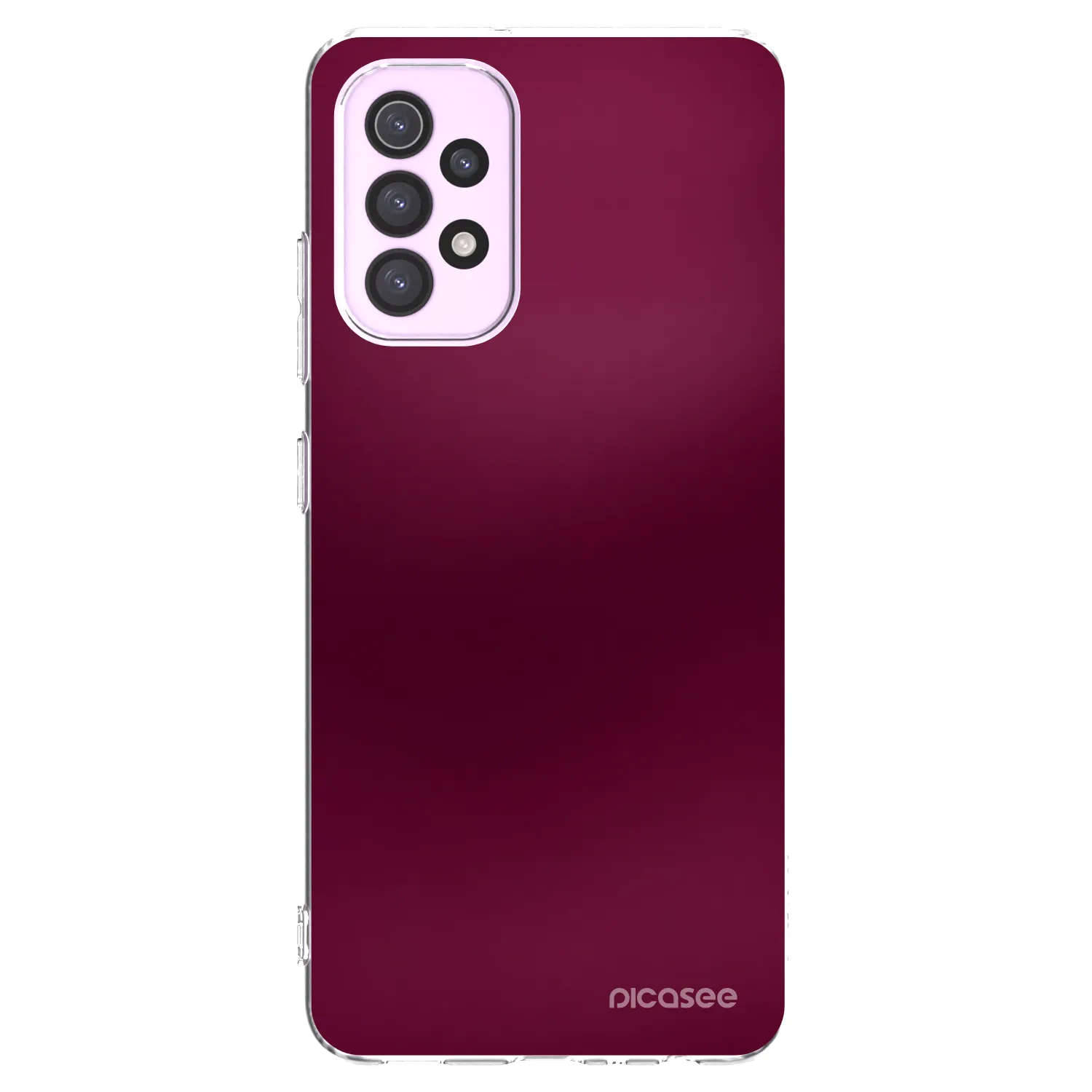 Picasee silikonový průhledný obal pro Samsung Galaxy A32 5G A326B - Velvet Bordeaux
