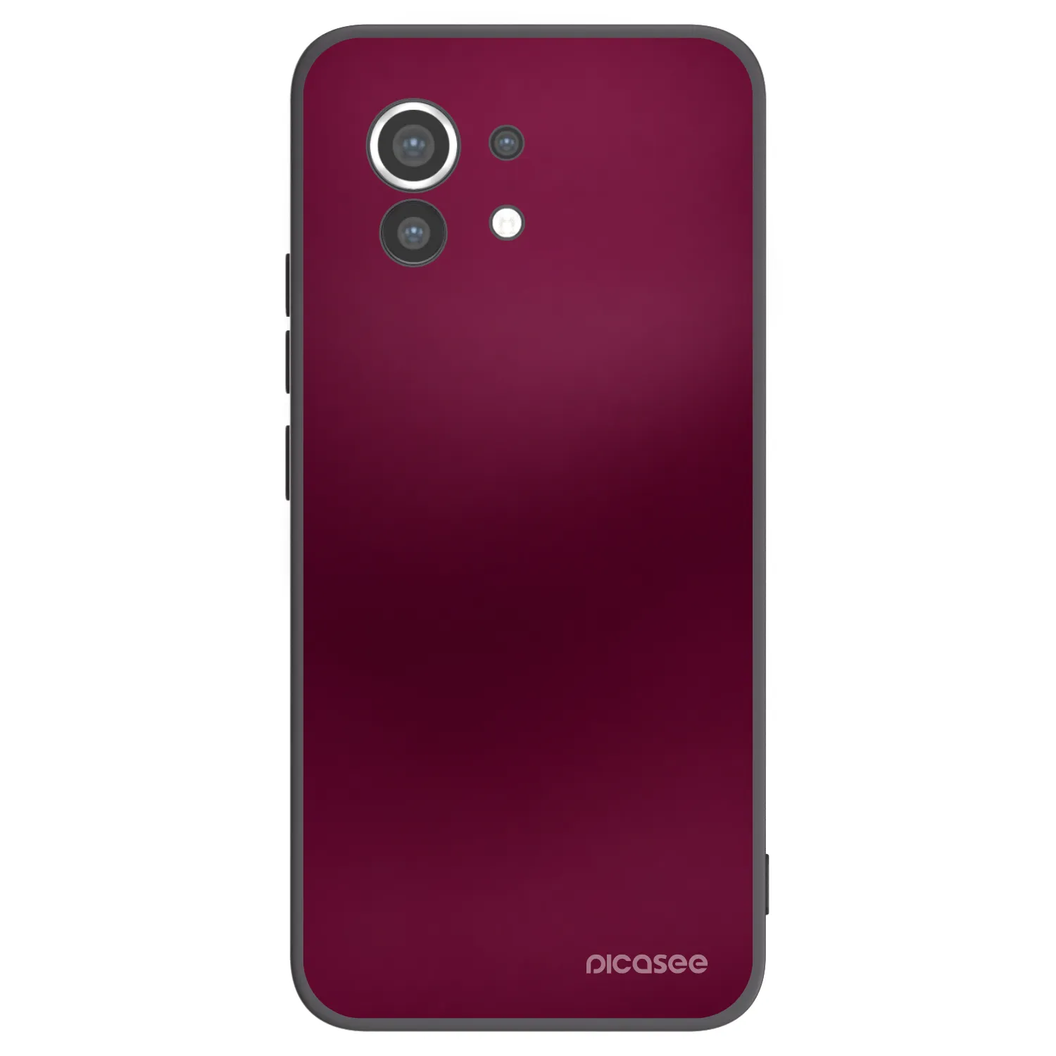 Picasee silikonový černý obal pro Xiaomi Mi 11 - Velvet Bordeaux