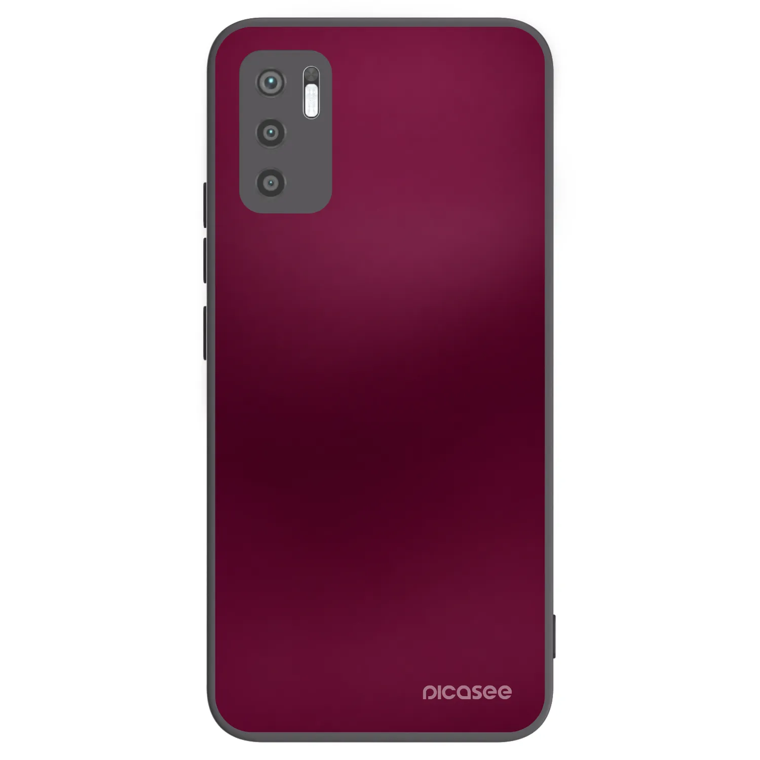 Picasee silikonový černý obal pro Xiaomi Redmi Note 10 5G - Velvet Bordeaux