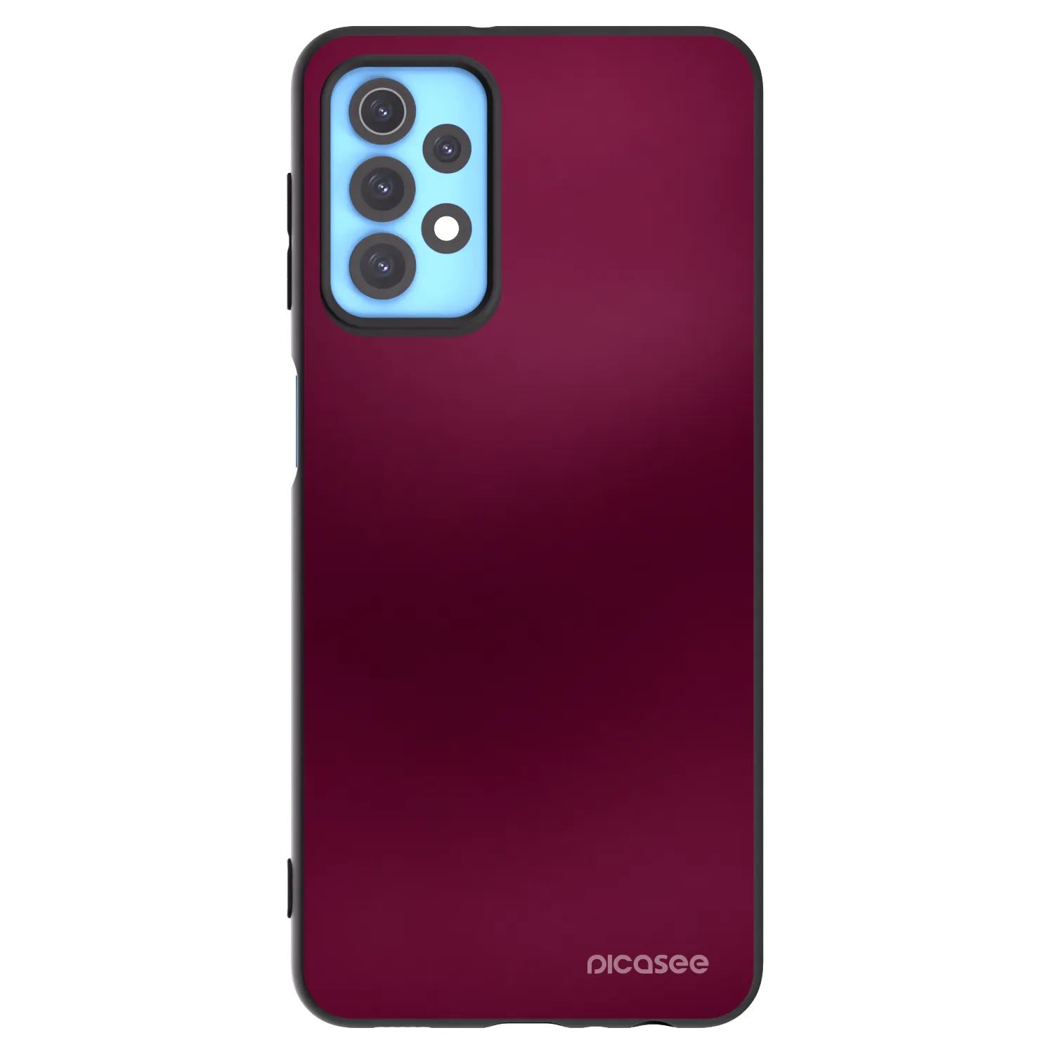 Picasee silikonový černý obal pro Samsung Galaxy A32 4G SM-A325F - Velvet Bordeaux
