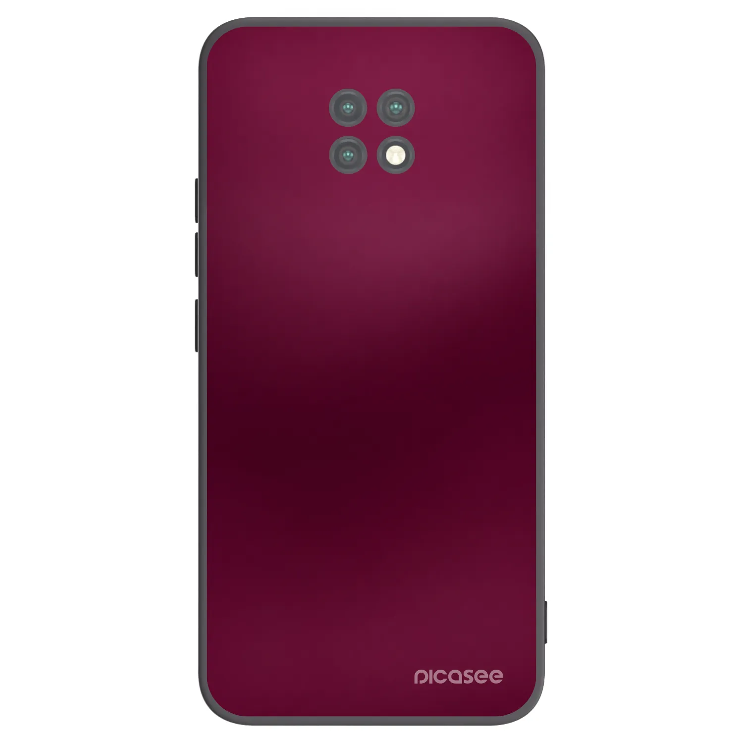 Picasee silikonový černý obal pro Xiaomi Redmi Note 9T - Velvet Bordeaux