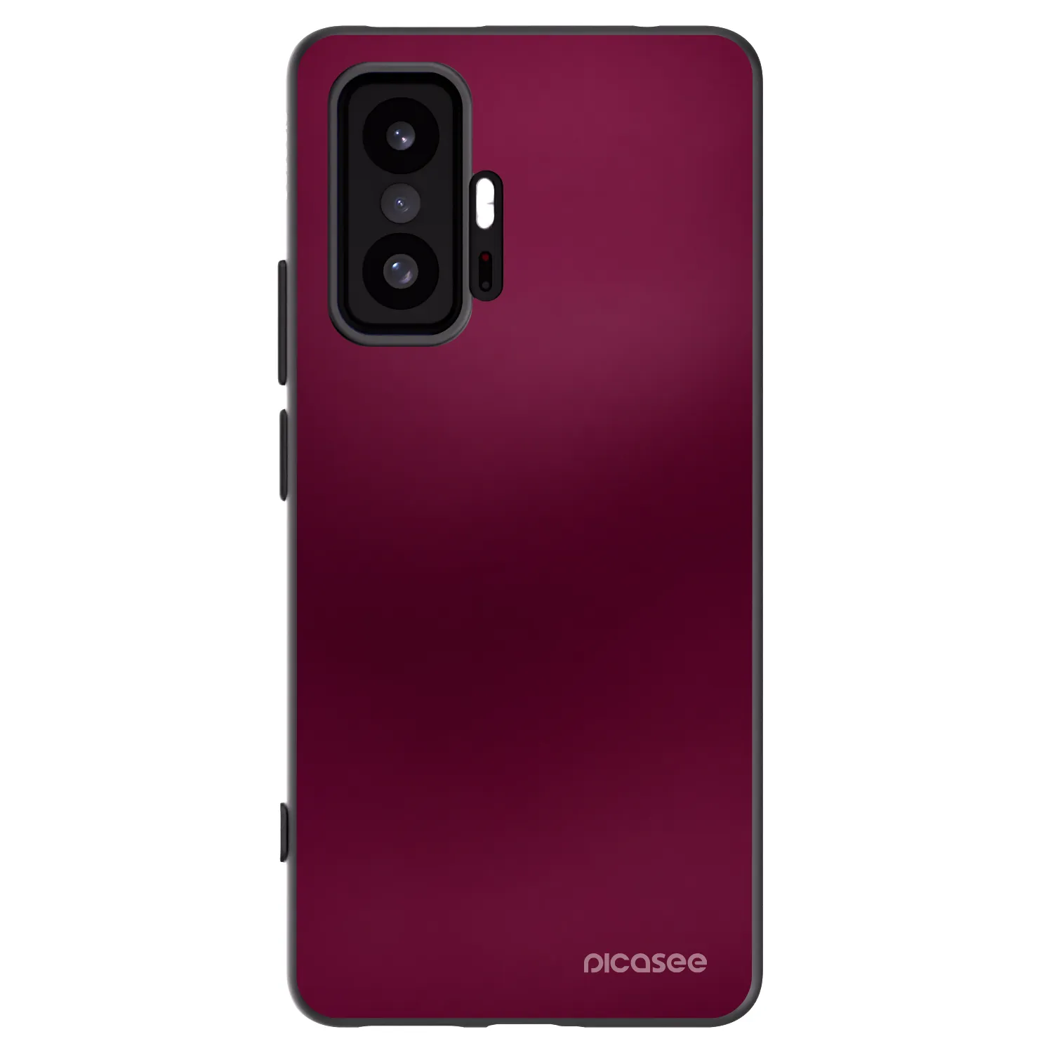 Picasee silikonový černý obal pro Xiaomi 11T - Velvet Bordeaux