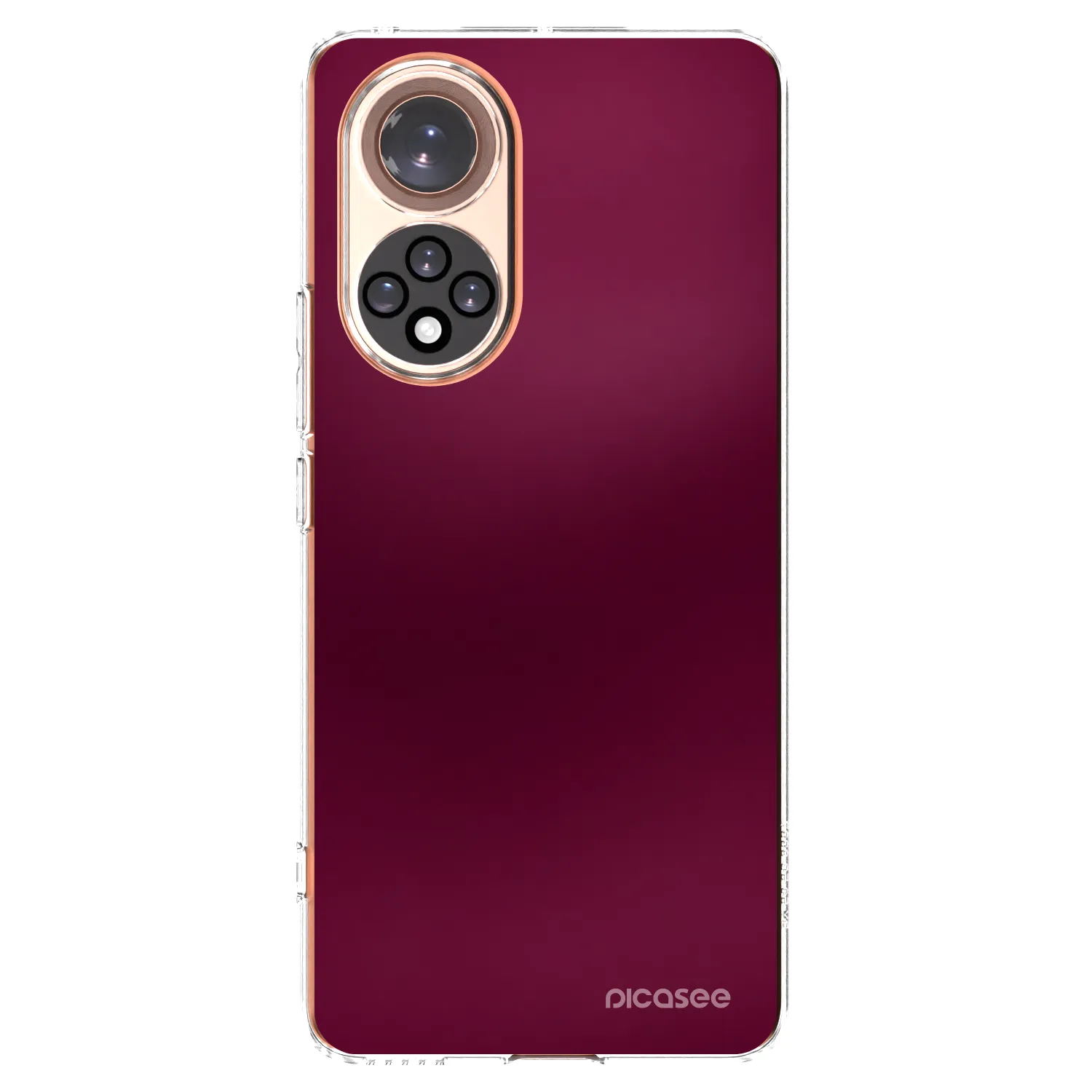 Picasee silikonový průhledný obal pro Huawei Nova 9 - Velvet Bordeaux