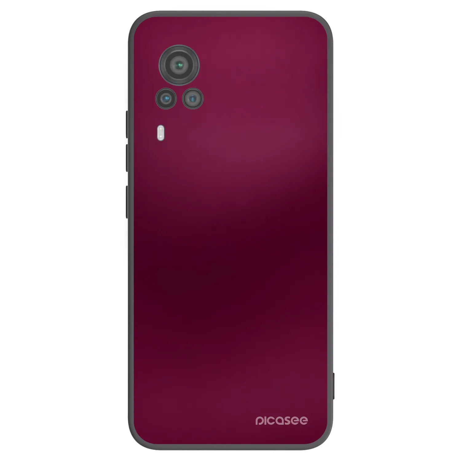 Picasee silikonový černý obal pro Vivo X60 Pro 5G - Velvet Bordeaux