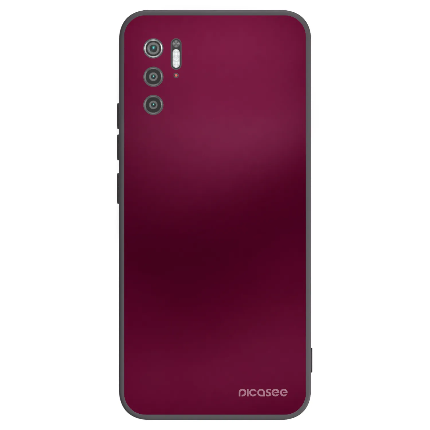 Picasee silikonový černý obal pro Xiaomi Poco M3 Pro 5G - Velvet Bordeaux