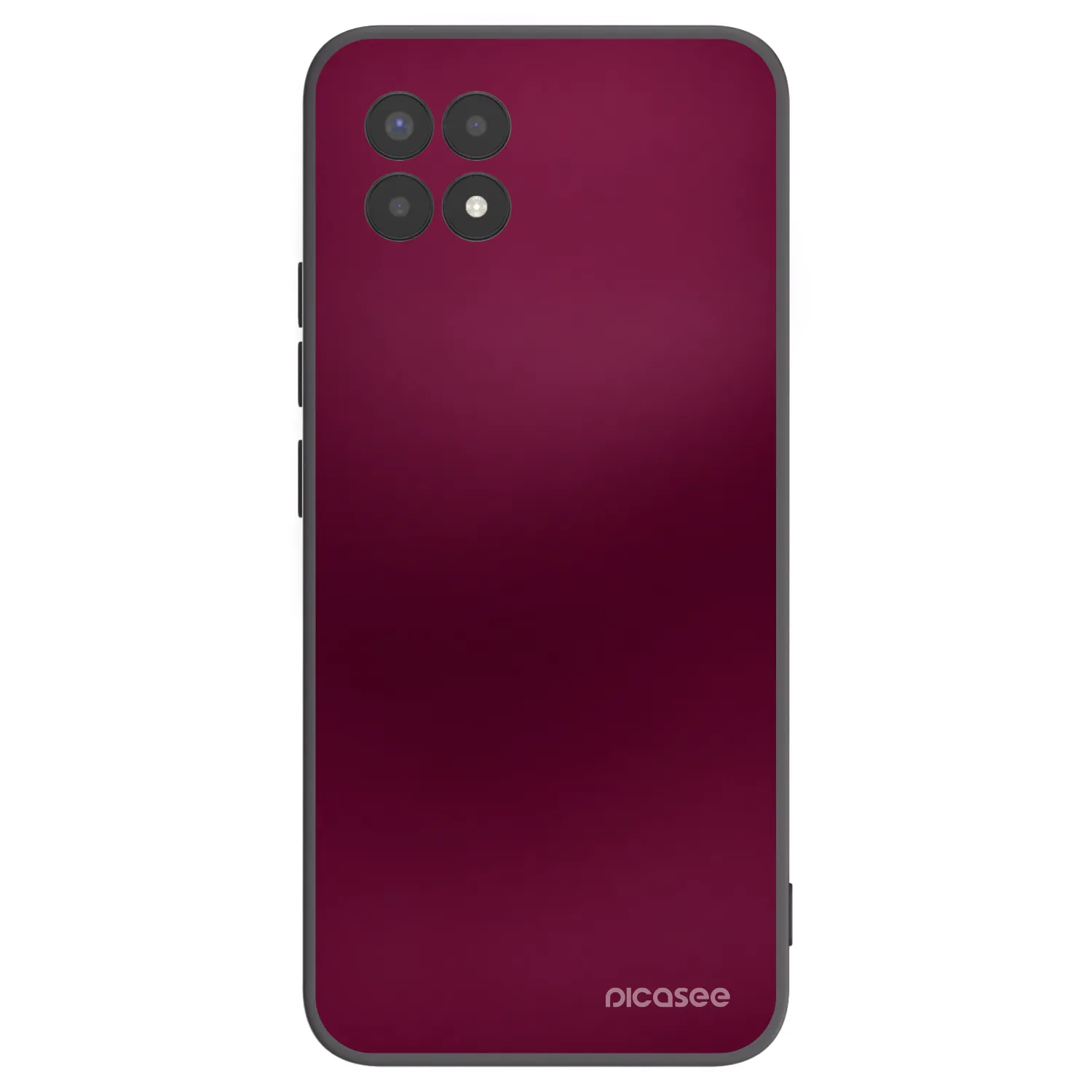 Picasee silikonový černý obal pro Realme 8i - Velvet Bordeaux