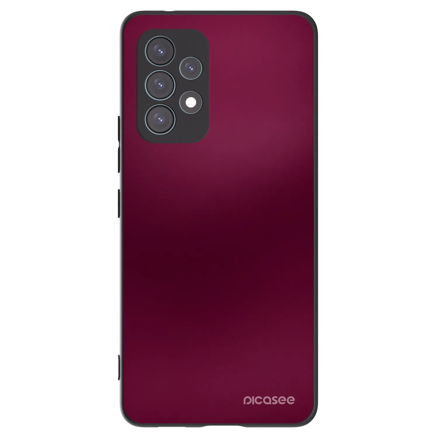 Picasee silikonový černý obal pro Samsung Galaxy A53 5G A536 - Velvet Bordeaux