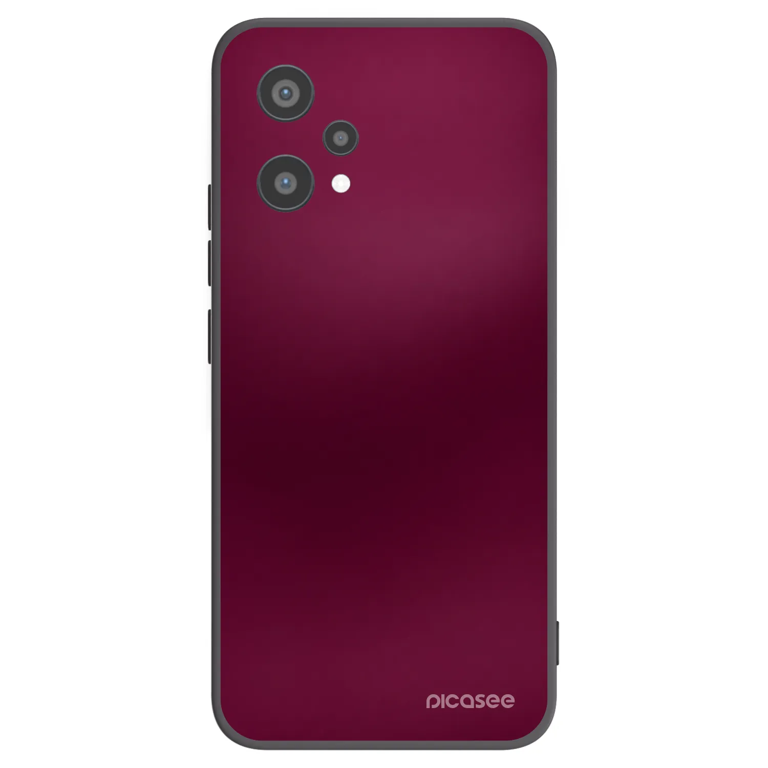 Picasee silikonový černý obal pro Realme 9 Pro 5G - Velvet Bordeaux