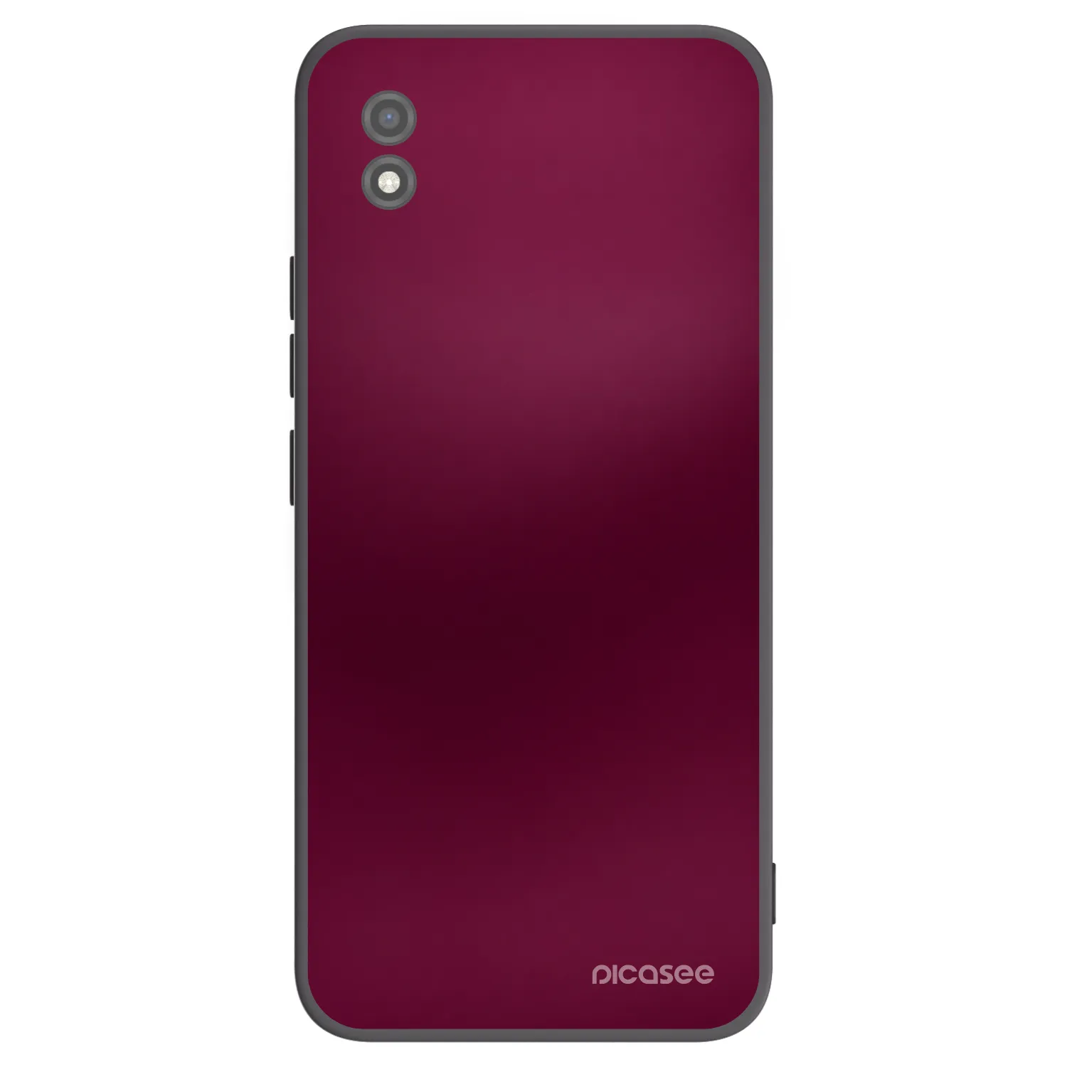Picasee silikonový černý obal pro Realme C11 (2021) - Velvet Bordeaux