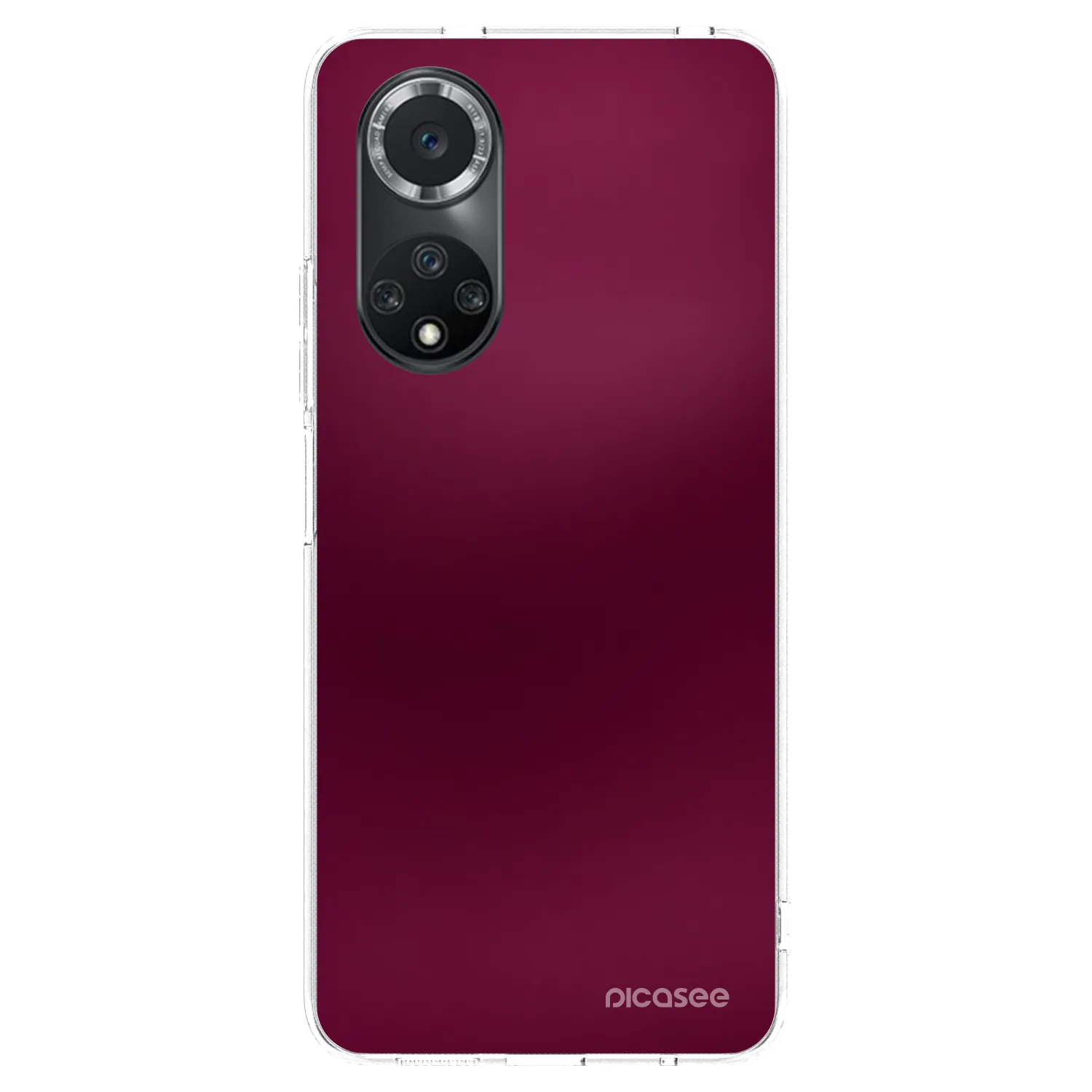 Picasee silikonový průhledný obal pro Huawei Nova 9 SE - Velvet Bordeaux
