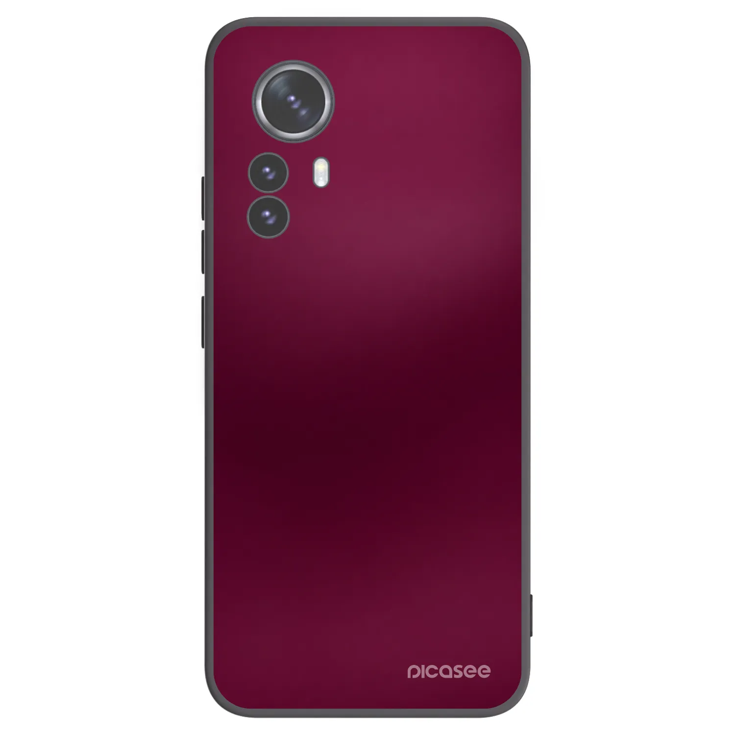 Picasee silikonový černý obal pro Xiaomi 12 Pro - Velvet Bordeaux
