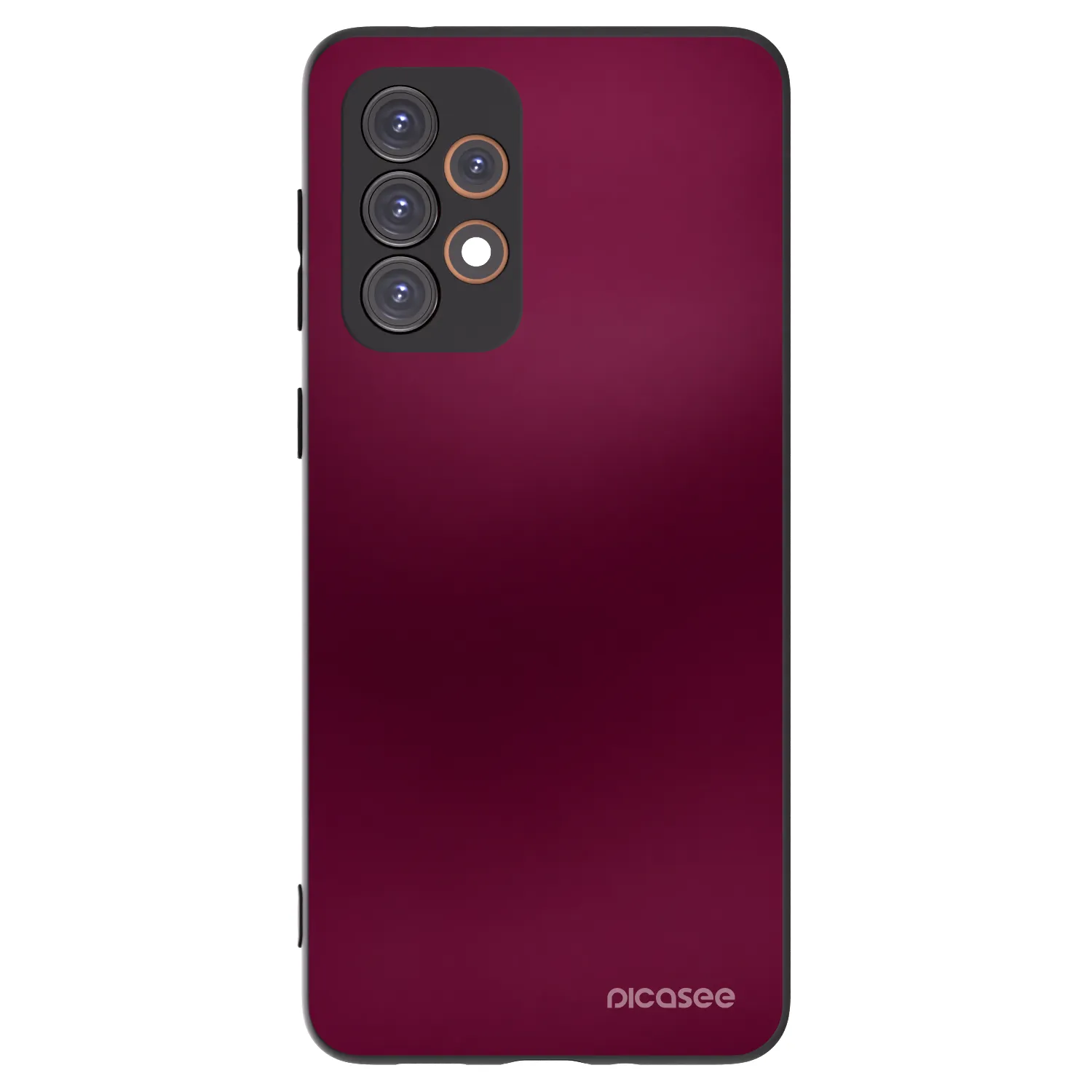 Picasee silikonový černý obal pro Samsung Galaxy A33 5G A336 - Velvet Bordeaux