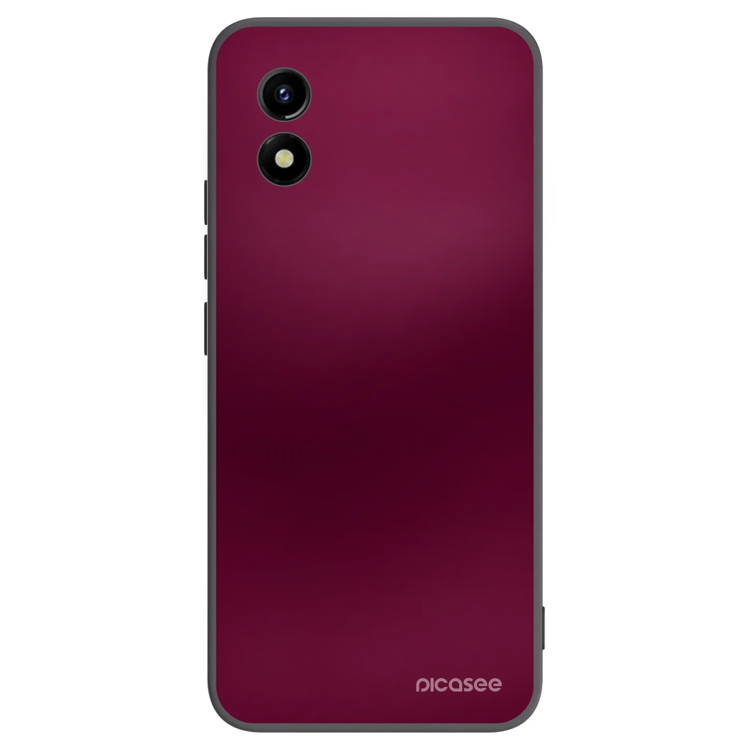 Picasee silikonový černý obal pro Vivo Y01 - Velvet Bordeaux