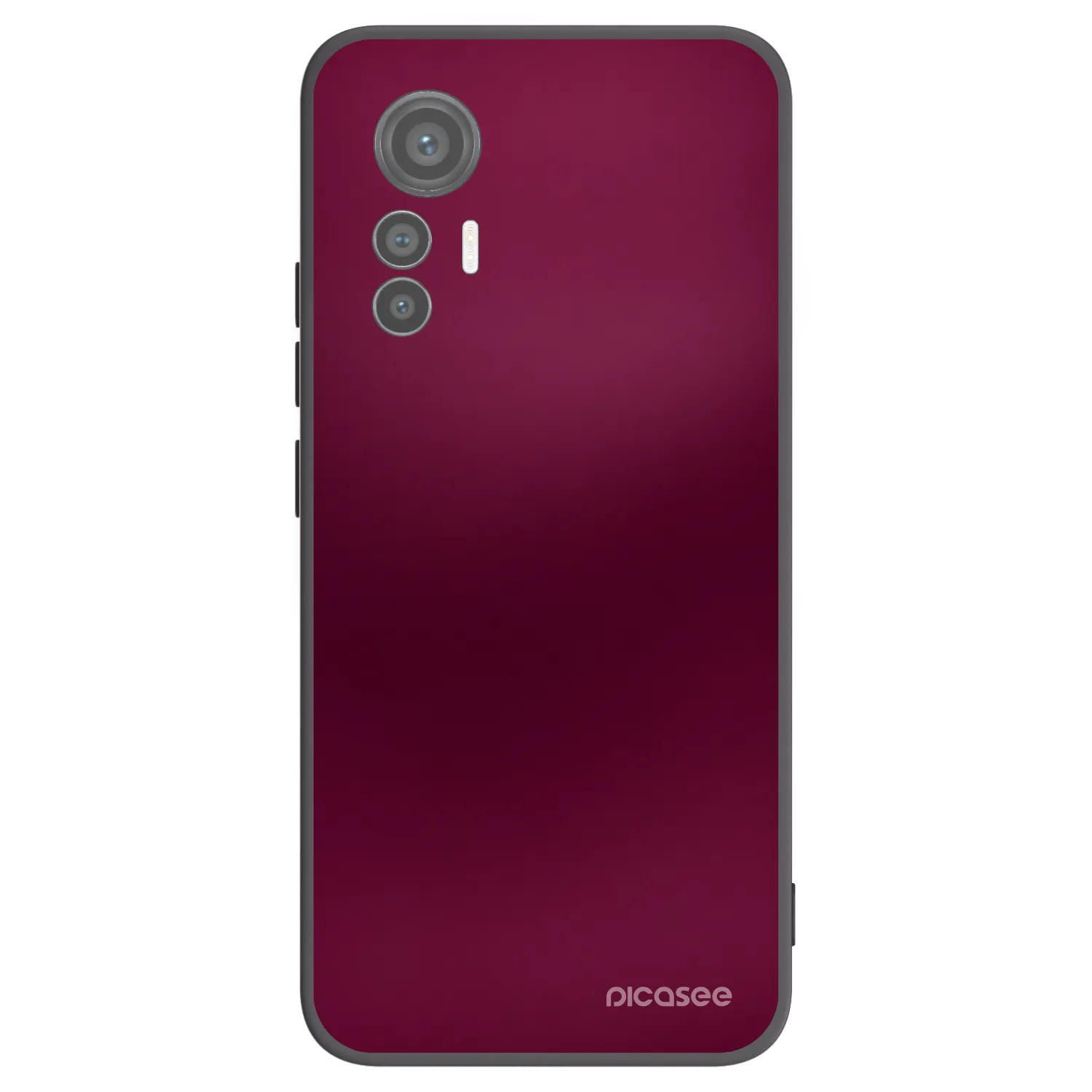 Picasee silikonový černý obal pro Xiaomi 12 Lite - Velvet Bordeaux