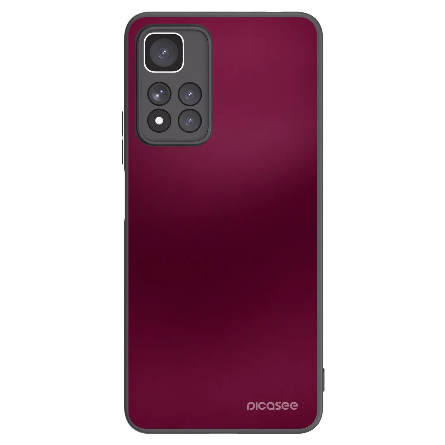 Picasee silikonový černý obal pro Xiaomi Redmi Note 11 Pro+ 5G - Velvet Bordeaux